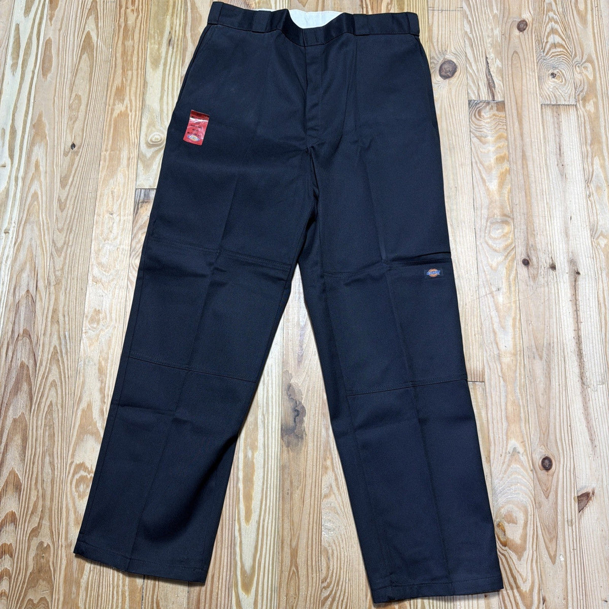 Dickies Loose Fit Double Knee Pants Black Mens Streetwear Skate Workwear 40x34