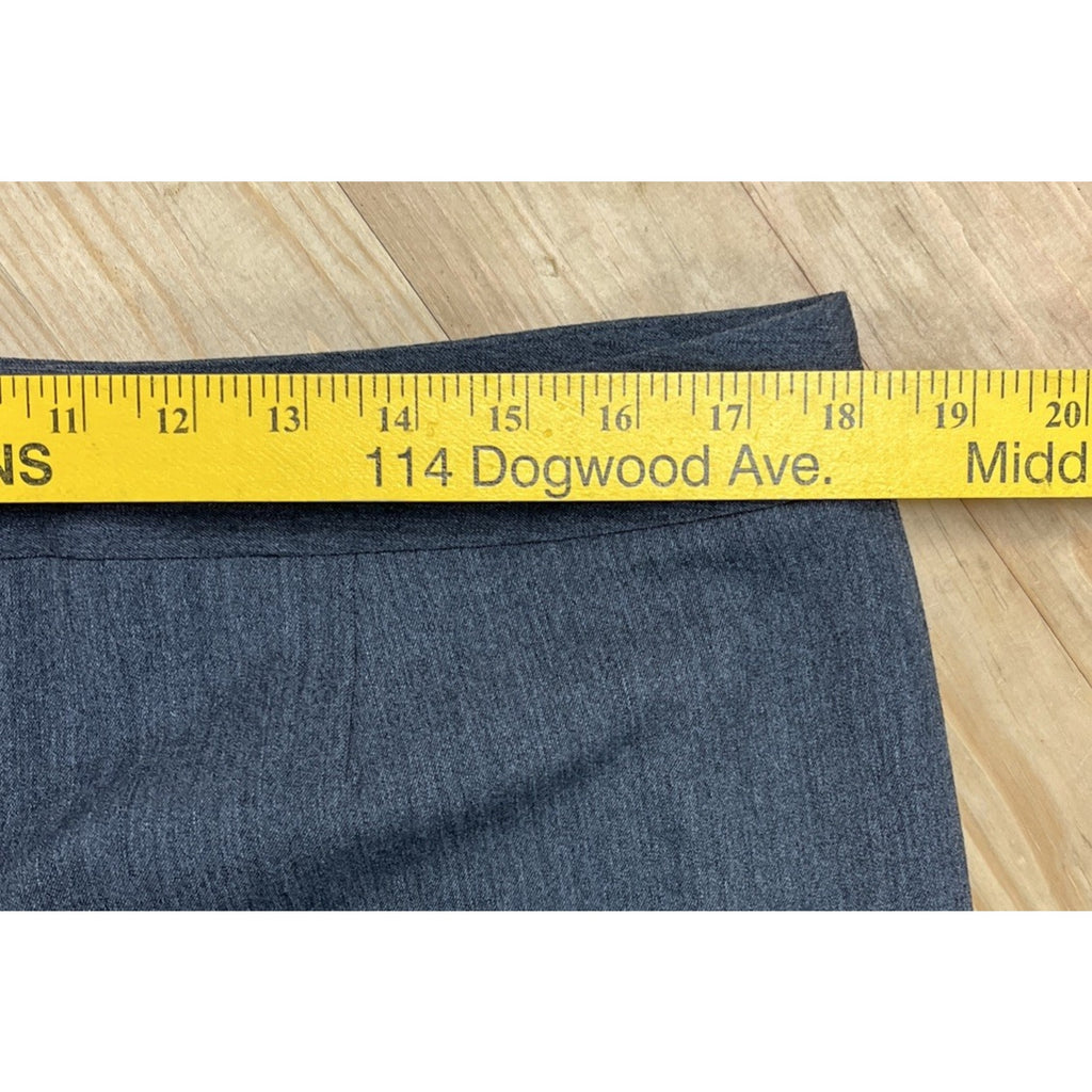 Women’s Jones New York Collection Stretch Gray Straight Dress Pants Size 14