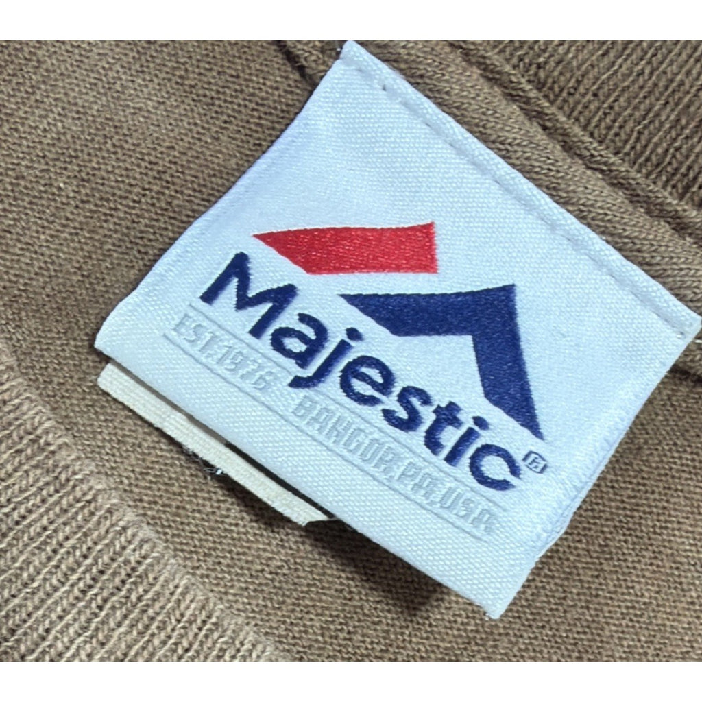 Denver Broncos Majestic Super Bowl 50 Champions Shirt Adult M Brown Tie Dye Mens