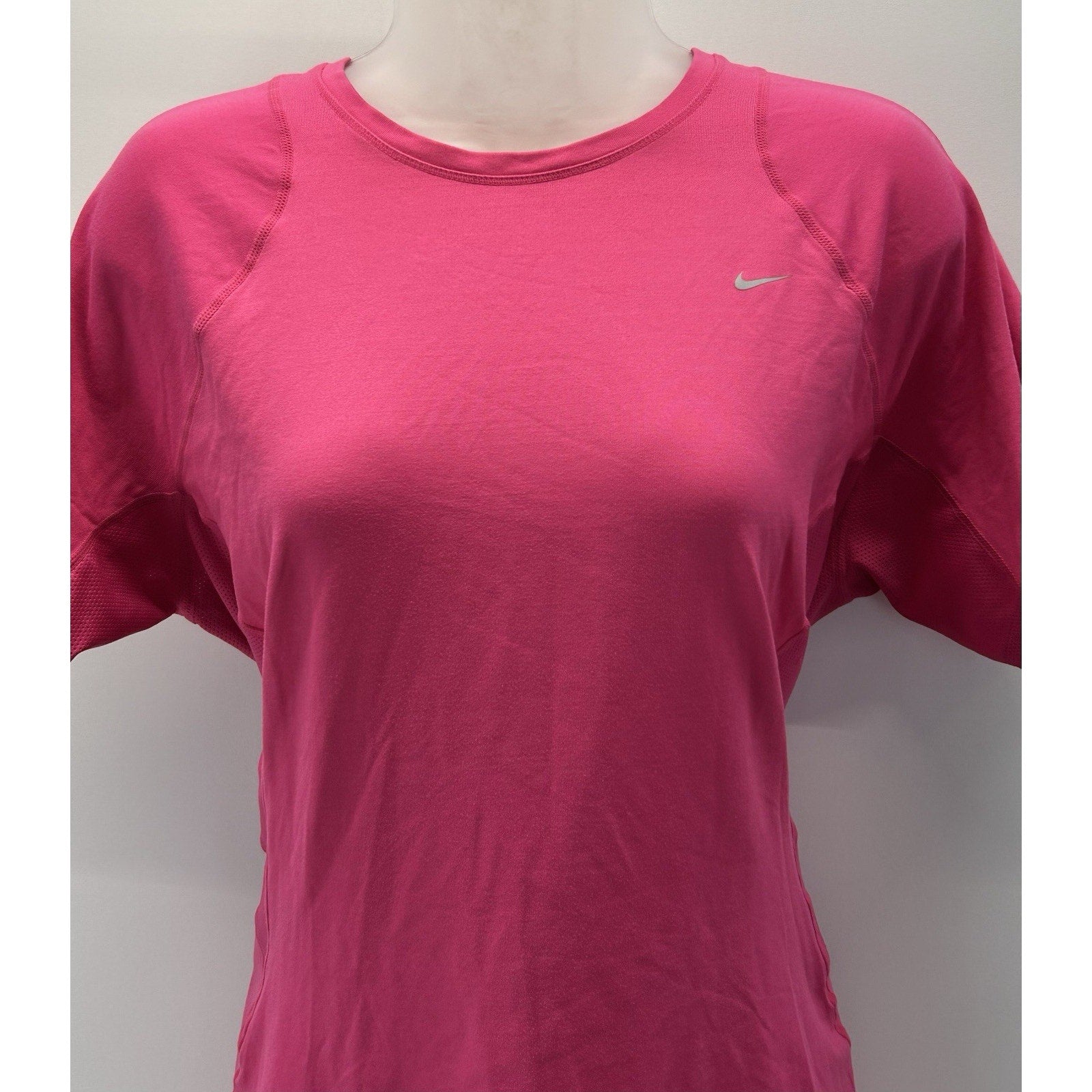 Nike Dri-Fit Running Shirt Size XL (16-18)Color: Flamingo pink With Compression.