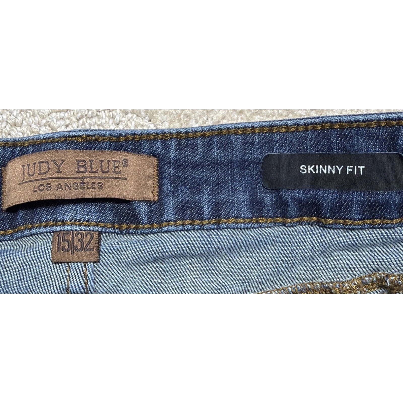 Judy Blue Jeans Womens Size 15/32 Blue Skinny Fit High Rise