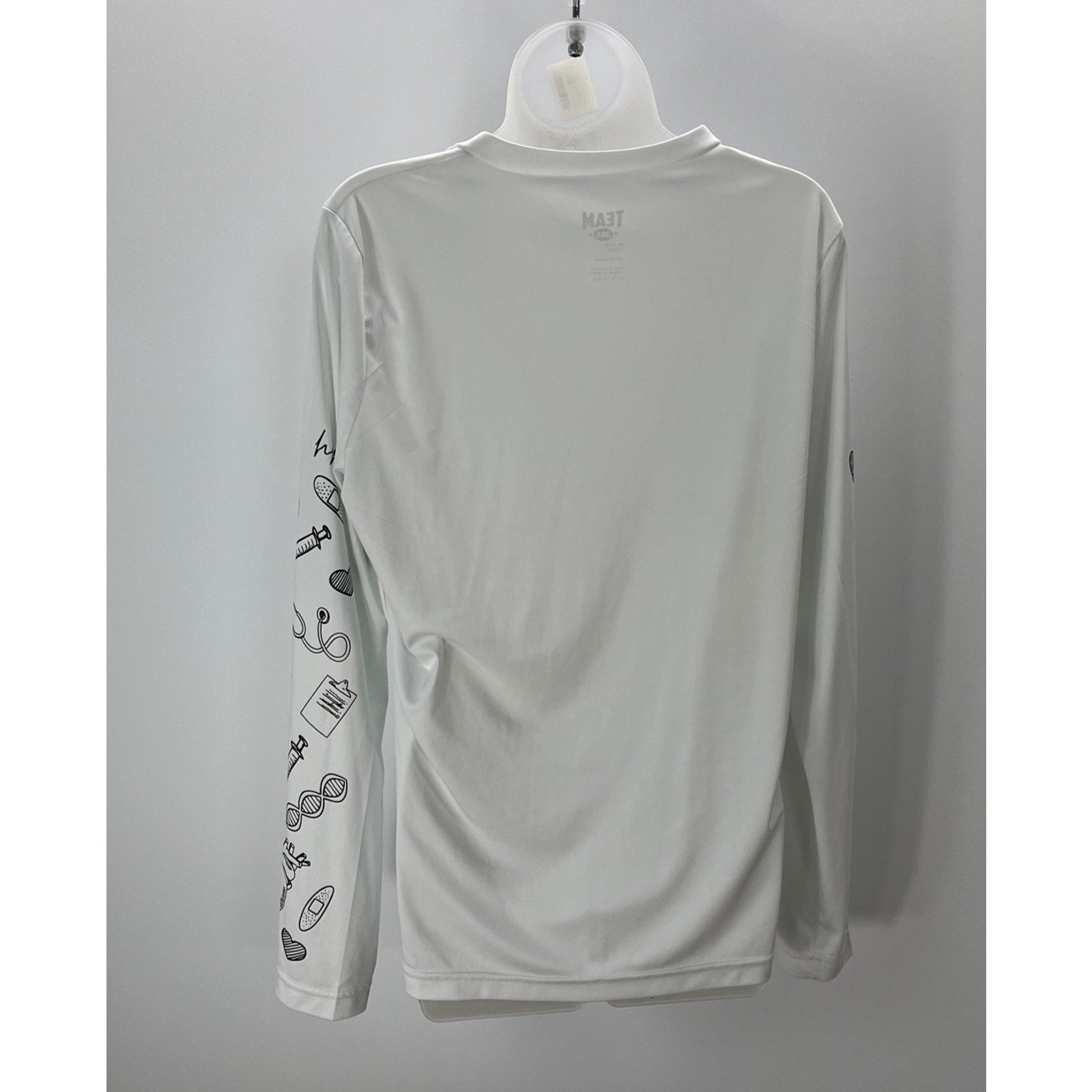 Women’s Custom Zone Team 365 Longsleeve Medical Themed Size XL