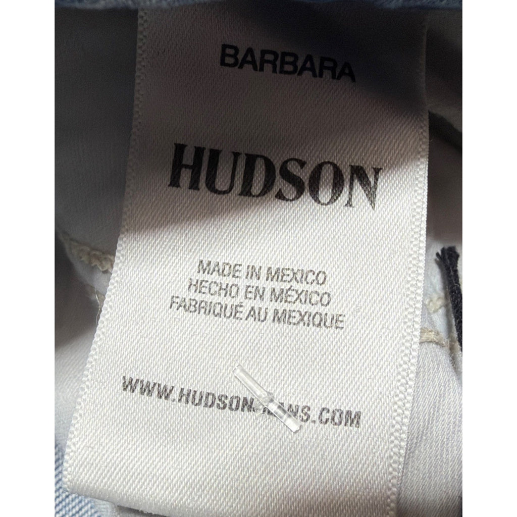 New ! Hudson Barbara High Waist Flare Bootcut Cropped Jeans Size 28