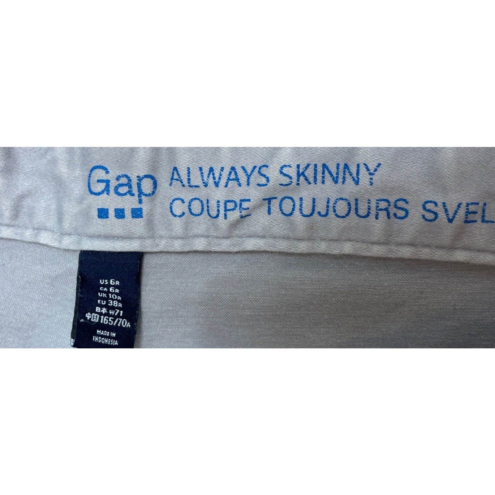 GAP Women Size 6 Gray ALWAYS SKINNY Jeans