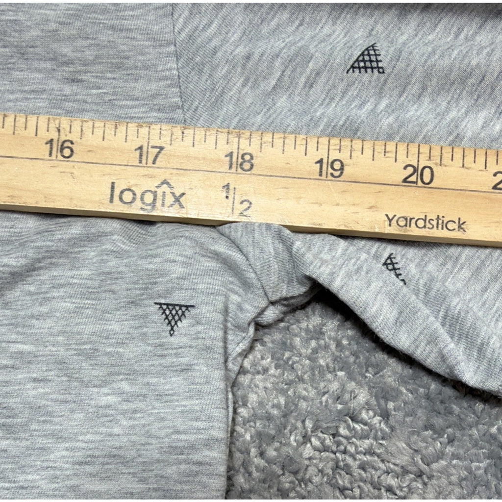 Men's Gray The Nike Tee, Nike Logo, Basketball Allover Dri-fit T-Shirt M