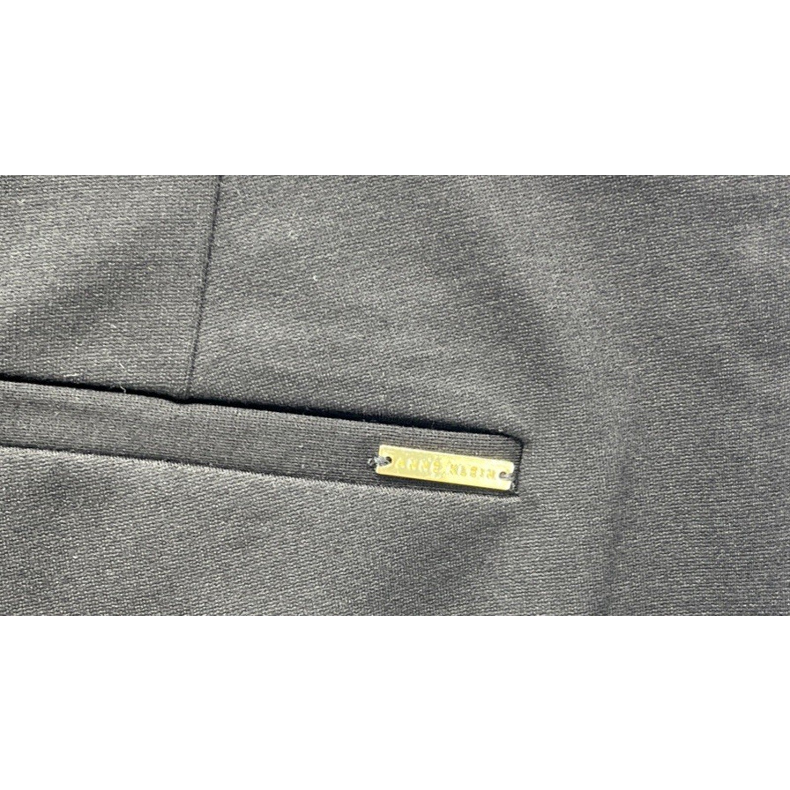 Anne Klein Straight Leg Black Dress Pants Sz 1X NWT