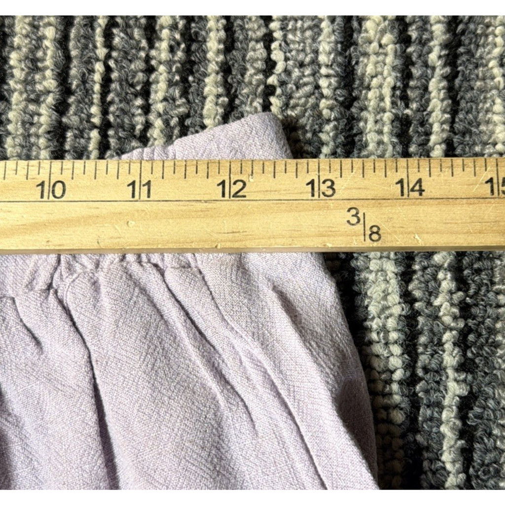 NWT Altar'd State Pleated Linen Blend Shorts Lavender, Women's Size S Made USA