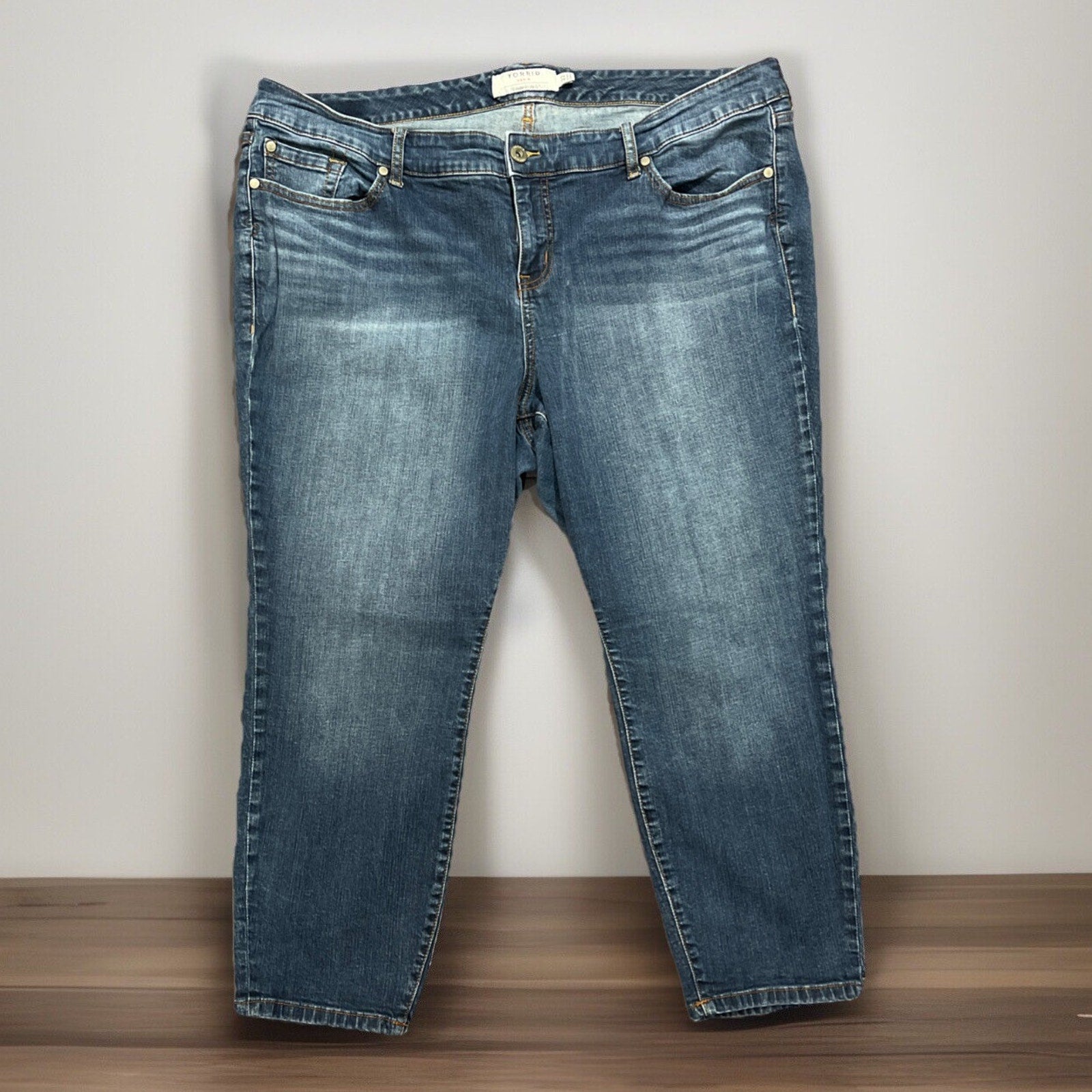 Torrid Blue Denim Jegging 22R Pants Jeans Women's Stretch Swear By Fit 42x26