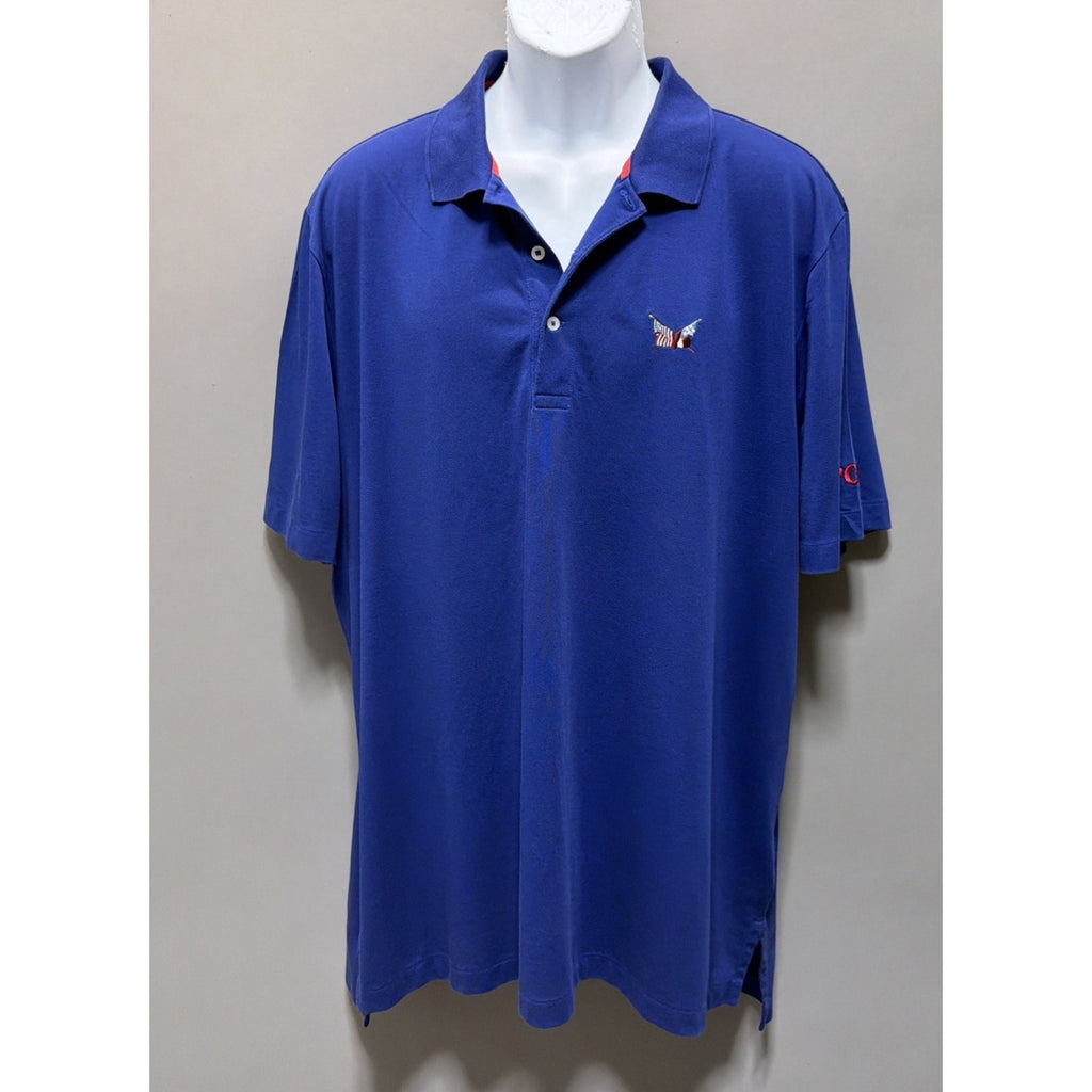 Polo Ralph Lauren Golf Polo Short Sleeve Shirt Mens XL Blue