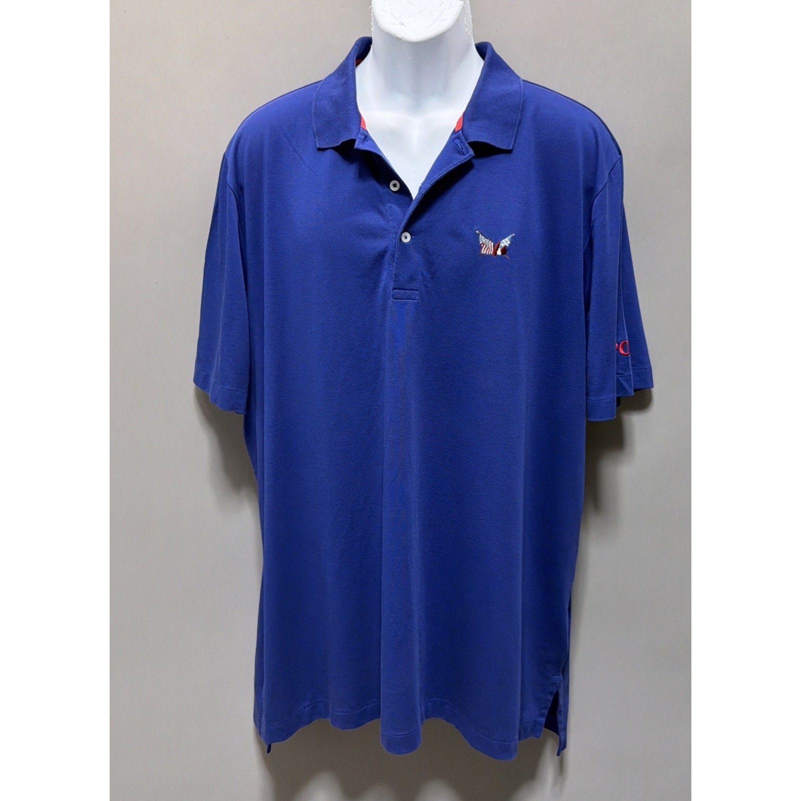 Polo Ralph Lauren Golf Polo Short Sleeve Shirt Mens XL Blue