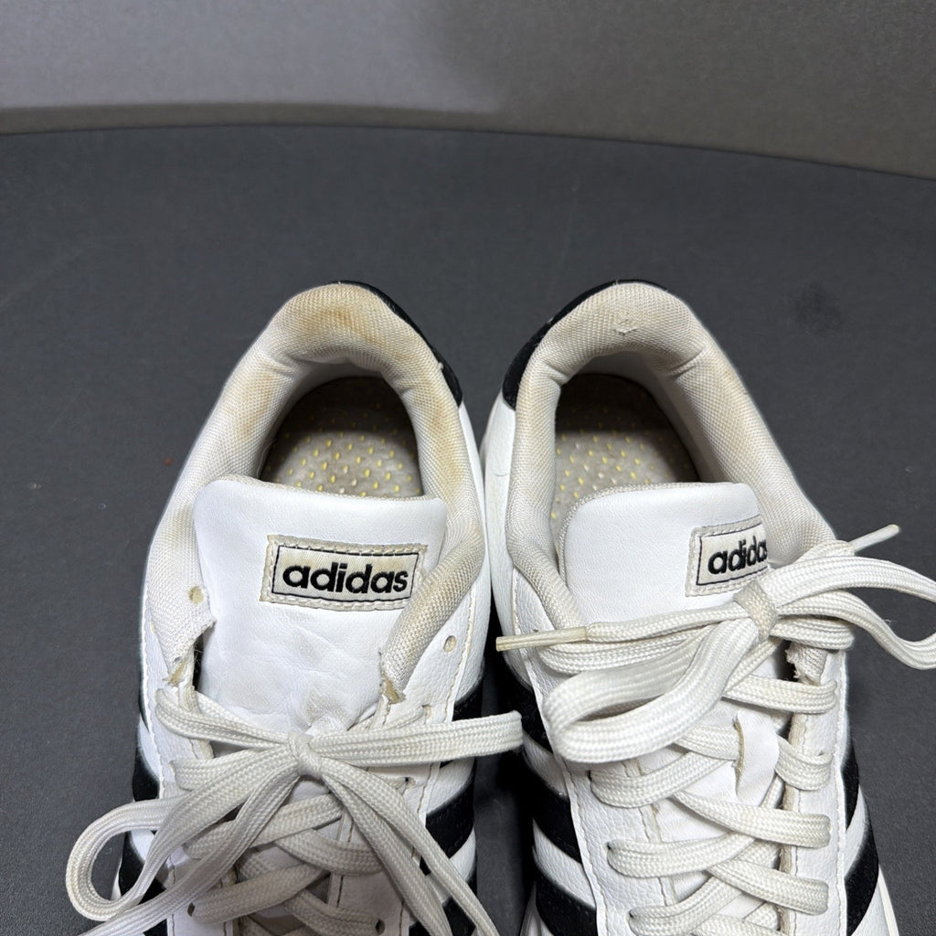 ADIDAS GRAND COURT 2.0 BLACK AND WHITE GENUINE AUTHENTIC VINTAGE SIZE 9.5 SHOES