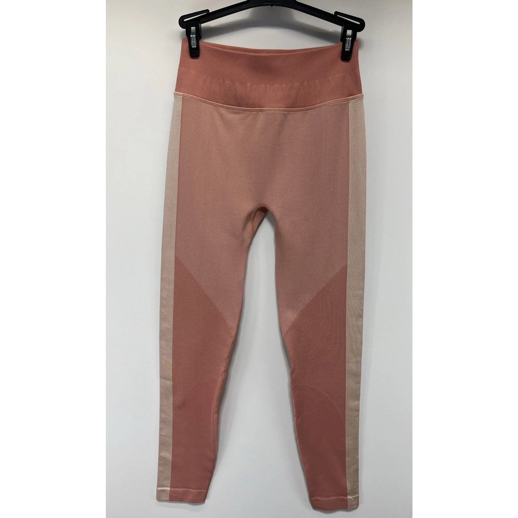 Lululemon Ebb to Train Leggings Tight Abstract Pink Salmon Color 25" Size 4