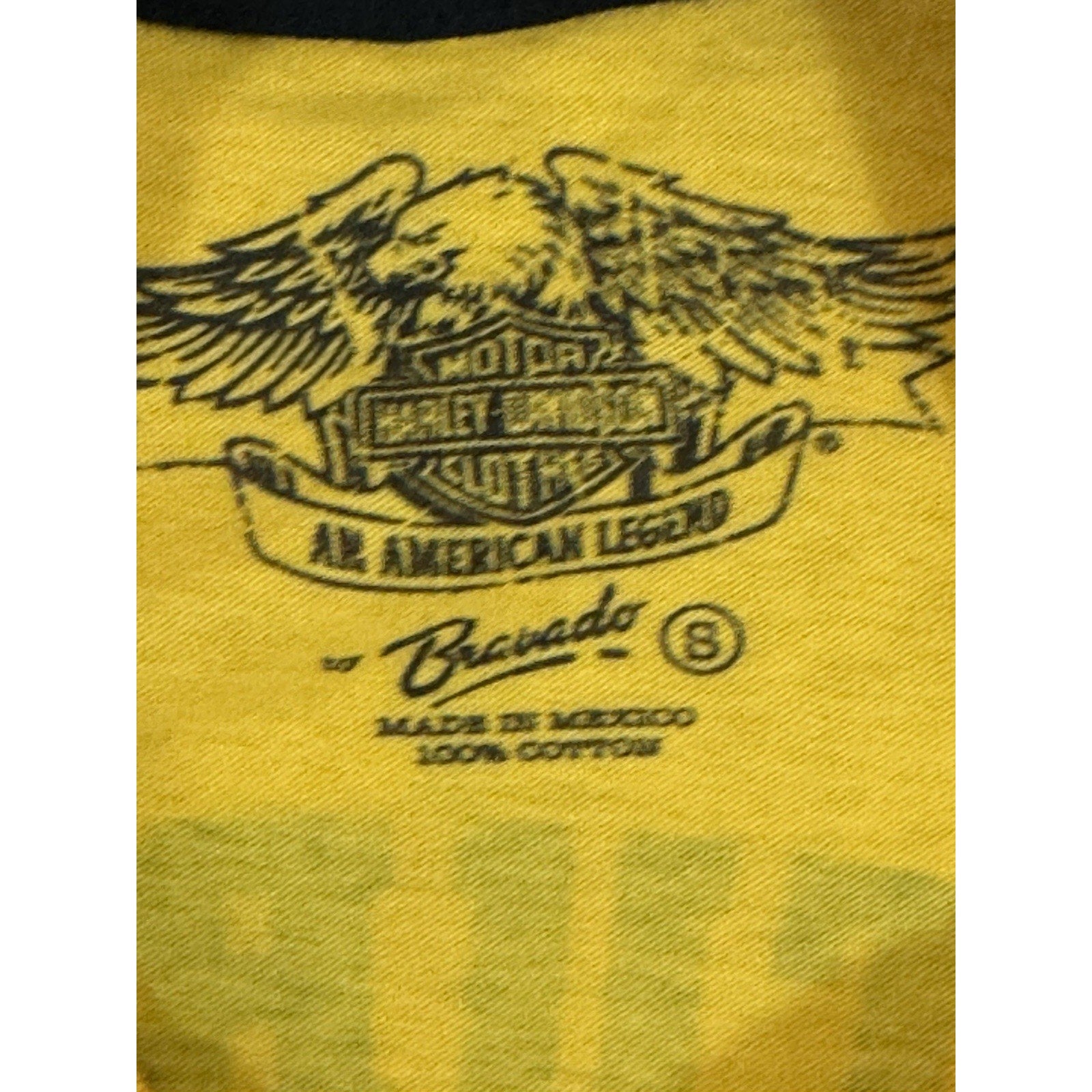 Harley Davidson Yellow T-Shirt Mens Size Small Sturgis South Dakota NWT Willie-G