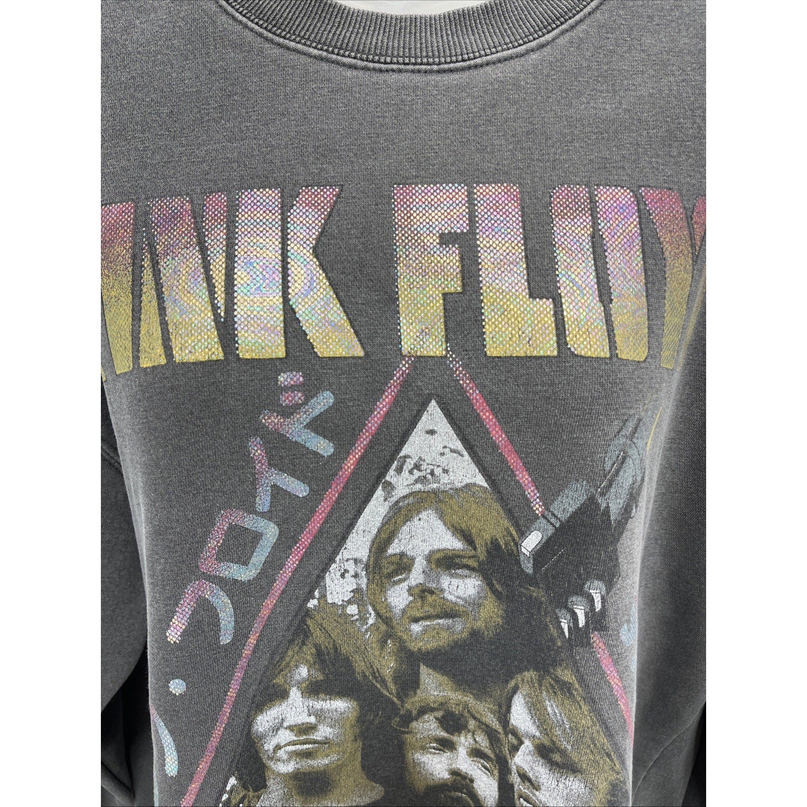 Buckle Goodie Two Sleeves Pink Floyd Oversized Sweater Size Medium