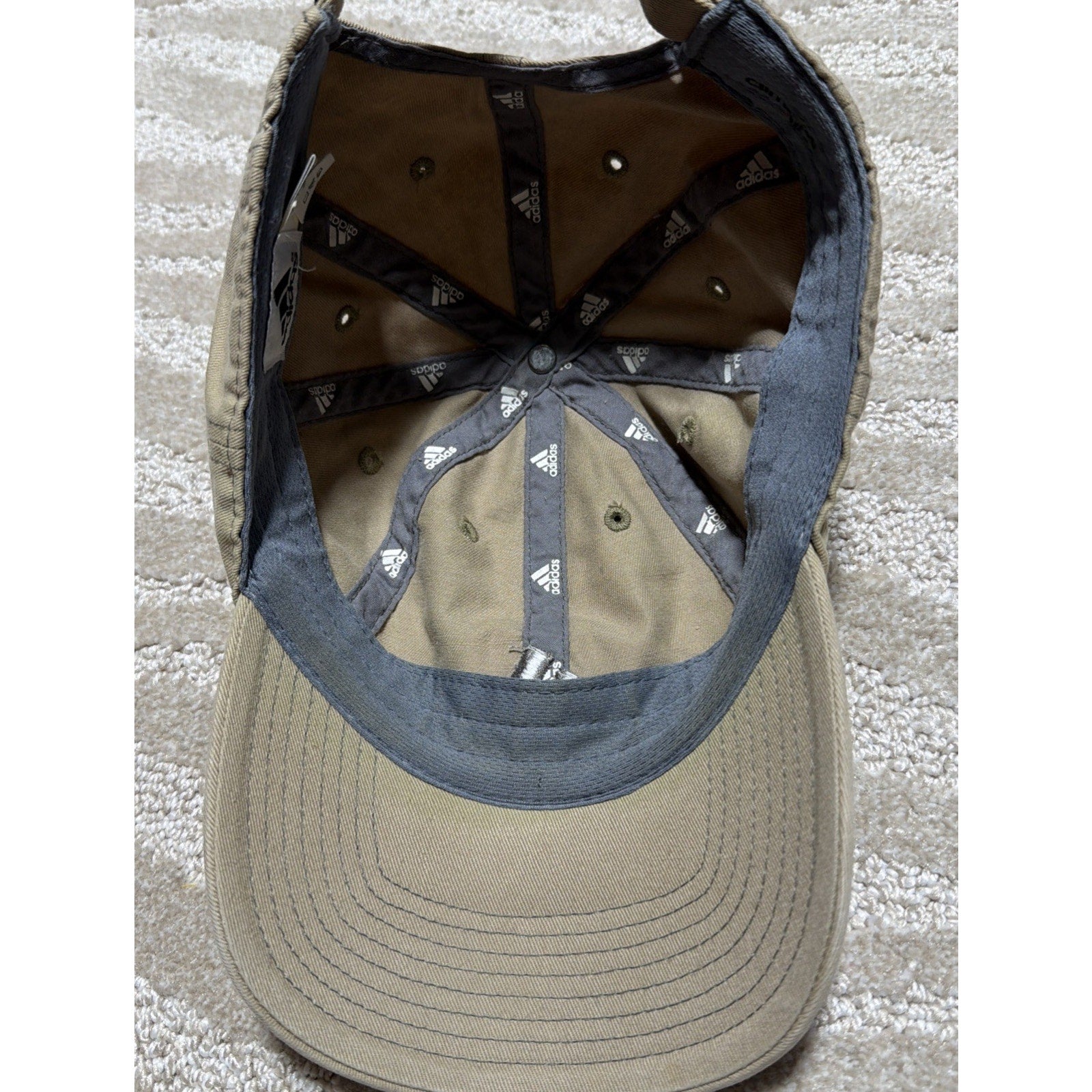 Adidas Climalite Hat Mens Brown Adjustable Mountain Logo Baseball Cap 2013