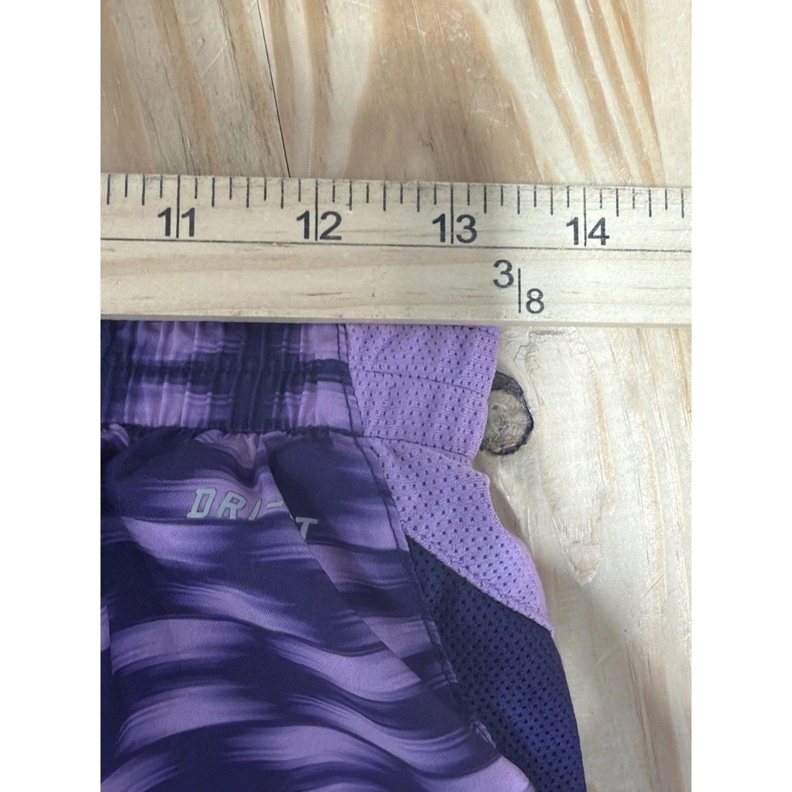 Nike Dri-FIT Optical Women’s Running Lined Shorts Small Purple Lined 3" Inseam