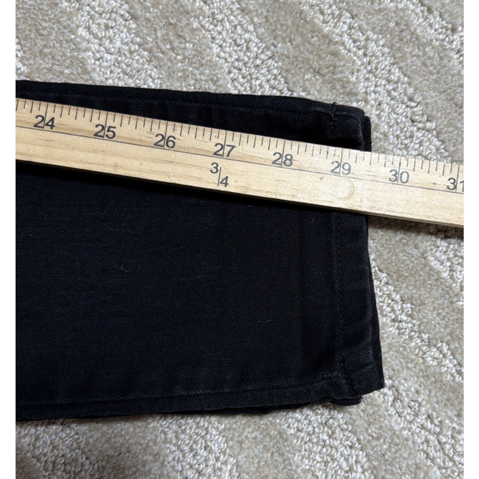 Michael Kors Izzy Skinny Black Mid Rise Stretch Jeans Size 6