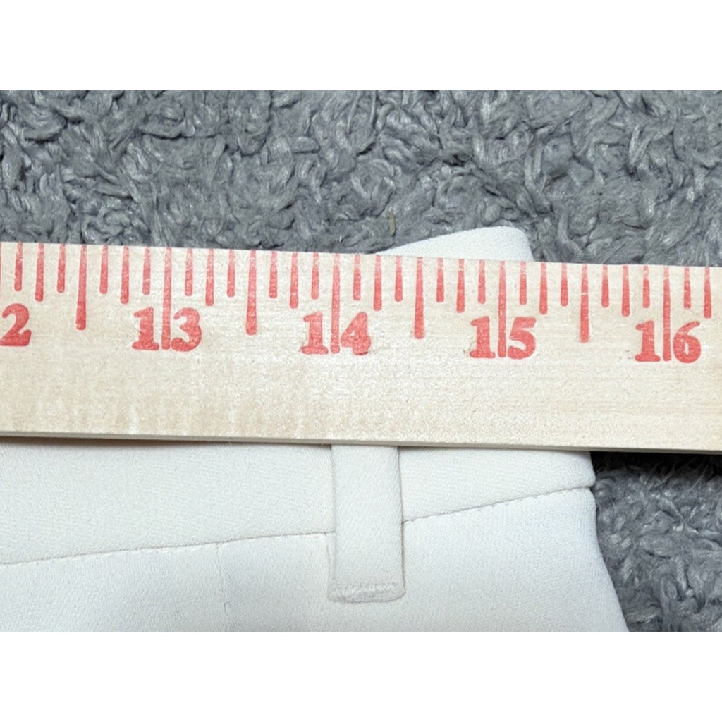 NWT Banana Republic Women's Pleated Wide-Leg Trouser Pants Ivory Size 6 30x30