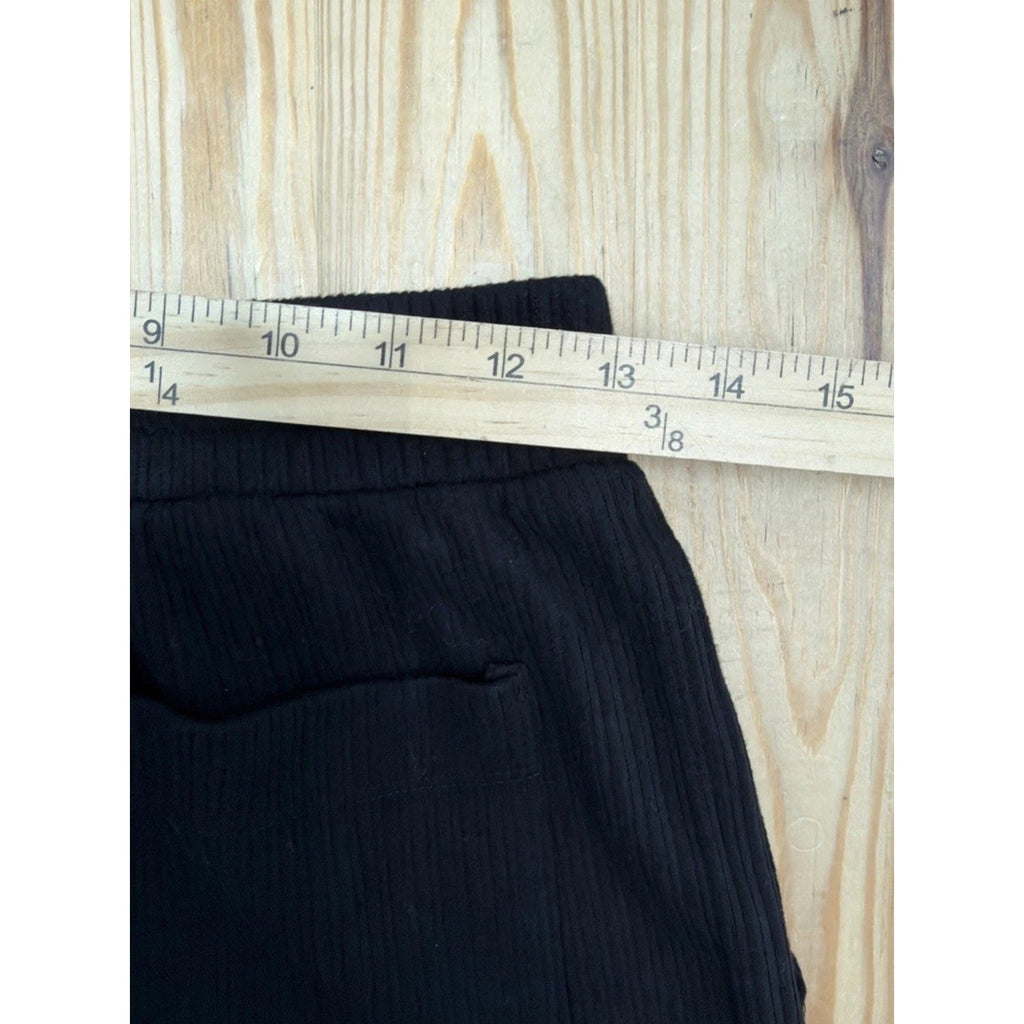 Halara Mid Rise Wide Leg Cargo Pants Women’s Black Pull On Pockets NWT Size XS