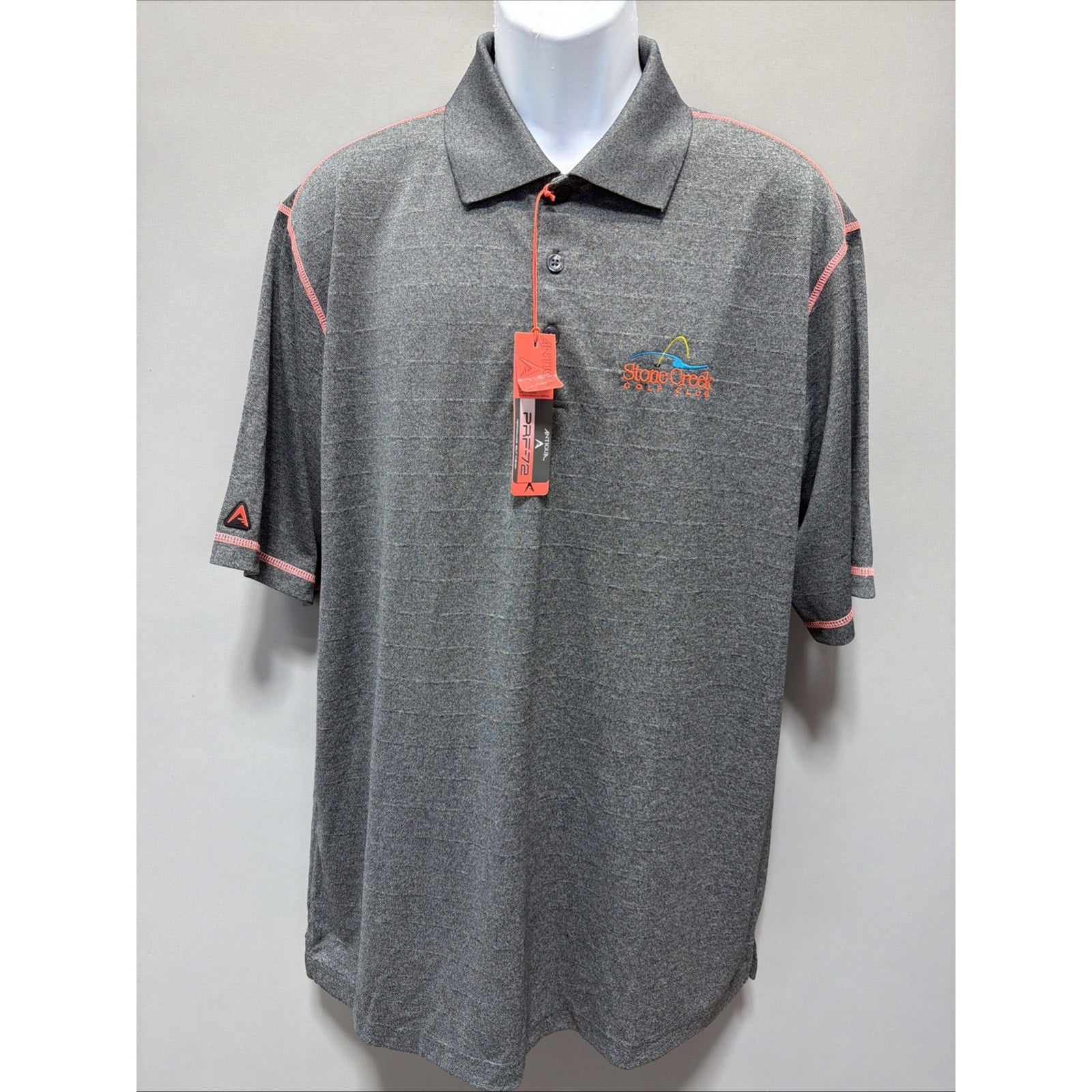 Antigua Desert Dry Xtra Lite Stone Creek Golf Club Polo Shirt Men’s XL NWT