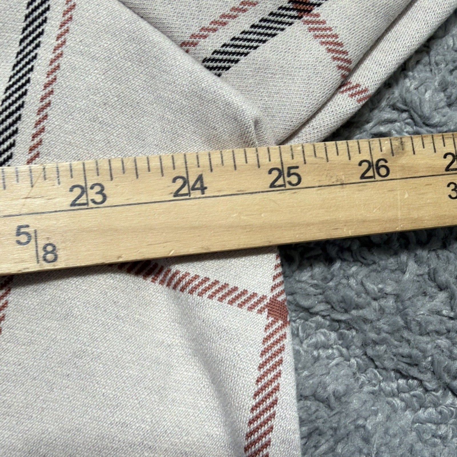 NWT Maurices Double Breasted Plaid Window Pane Duster Blazer Woman Plus Sz 2X