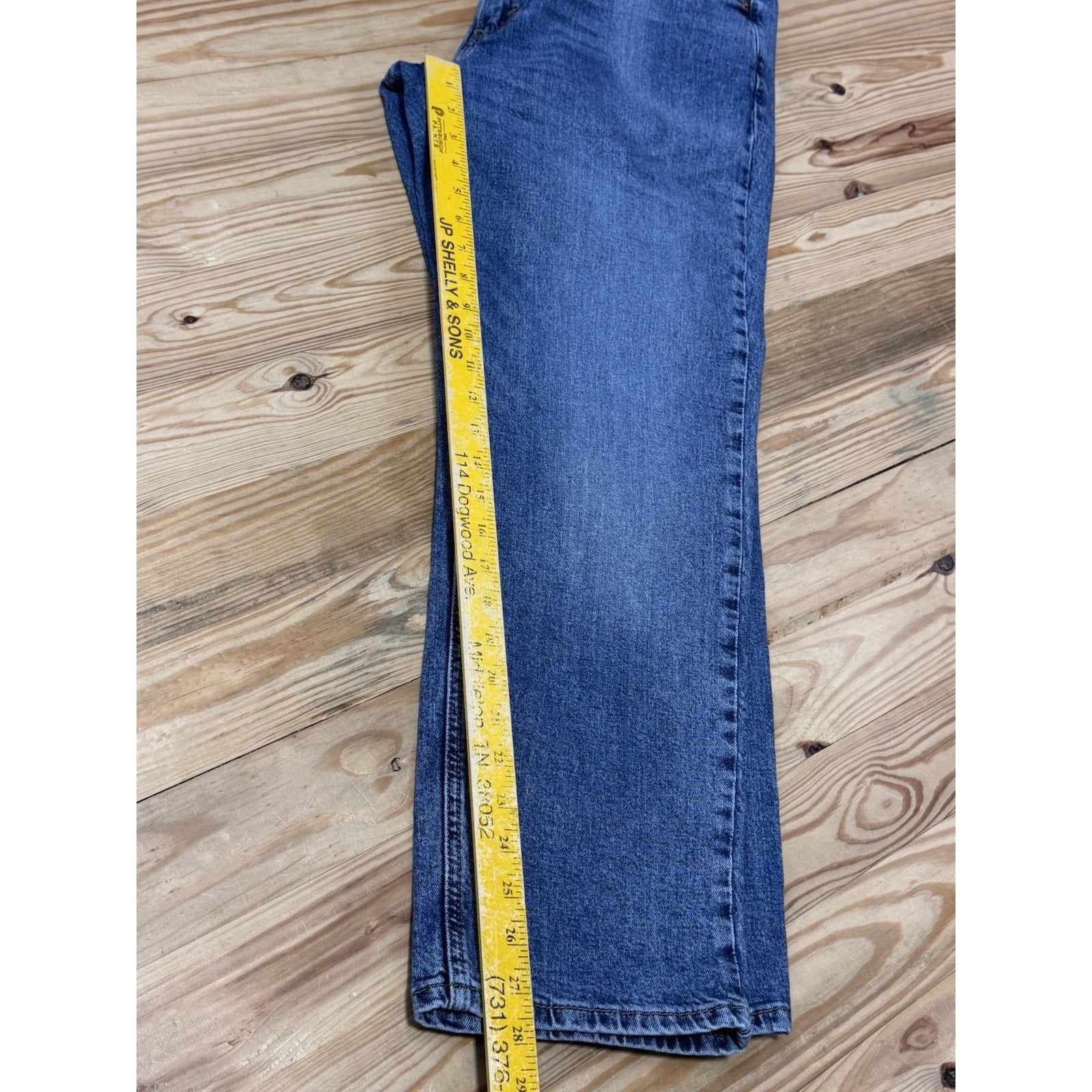 Levis 541 Dark Wash Blue Jeans Denim Straight Fit Men’s Size 38X29