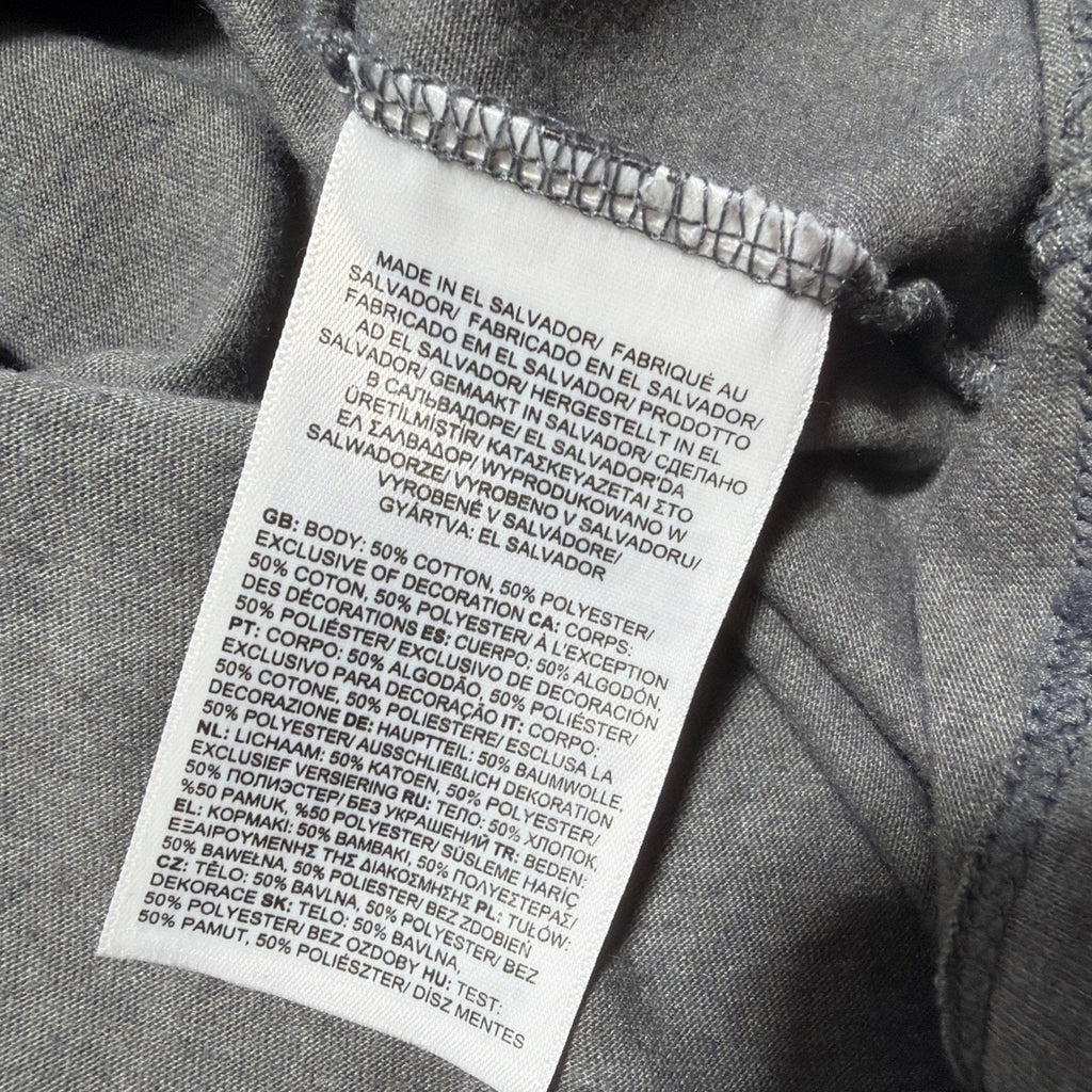 The North Face T Shirt Mens M Gray Mountain Peak Sunset Graphic Short Sleeve