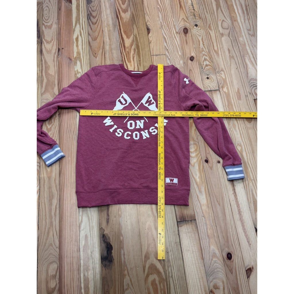 University Of Wisconsin Under Armour crewneck sweatshirt Loose Fit Men’s Small