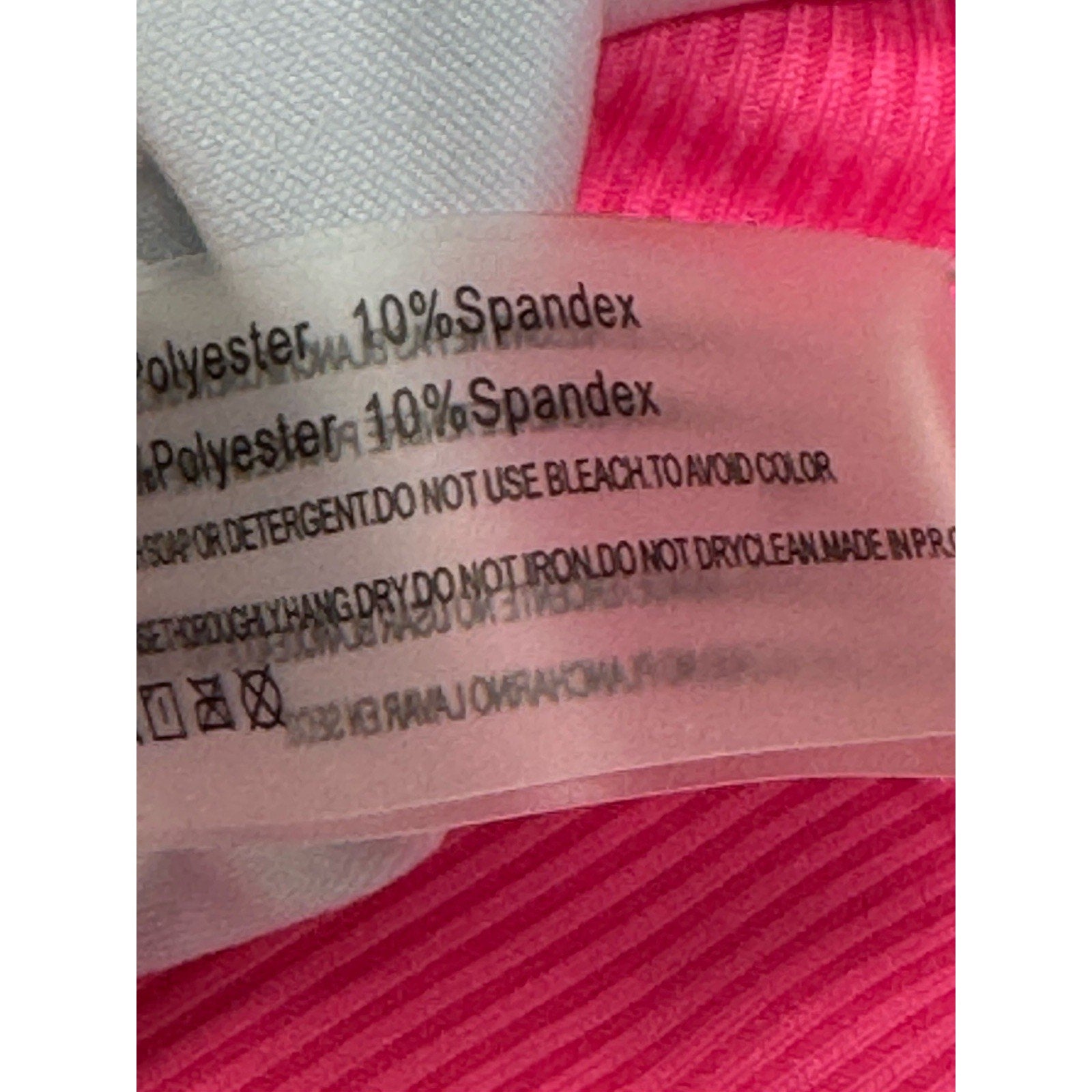 Live Life on the Beach One Piece Bright Green Pink Orange Swimsuit Women’s M NWT