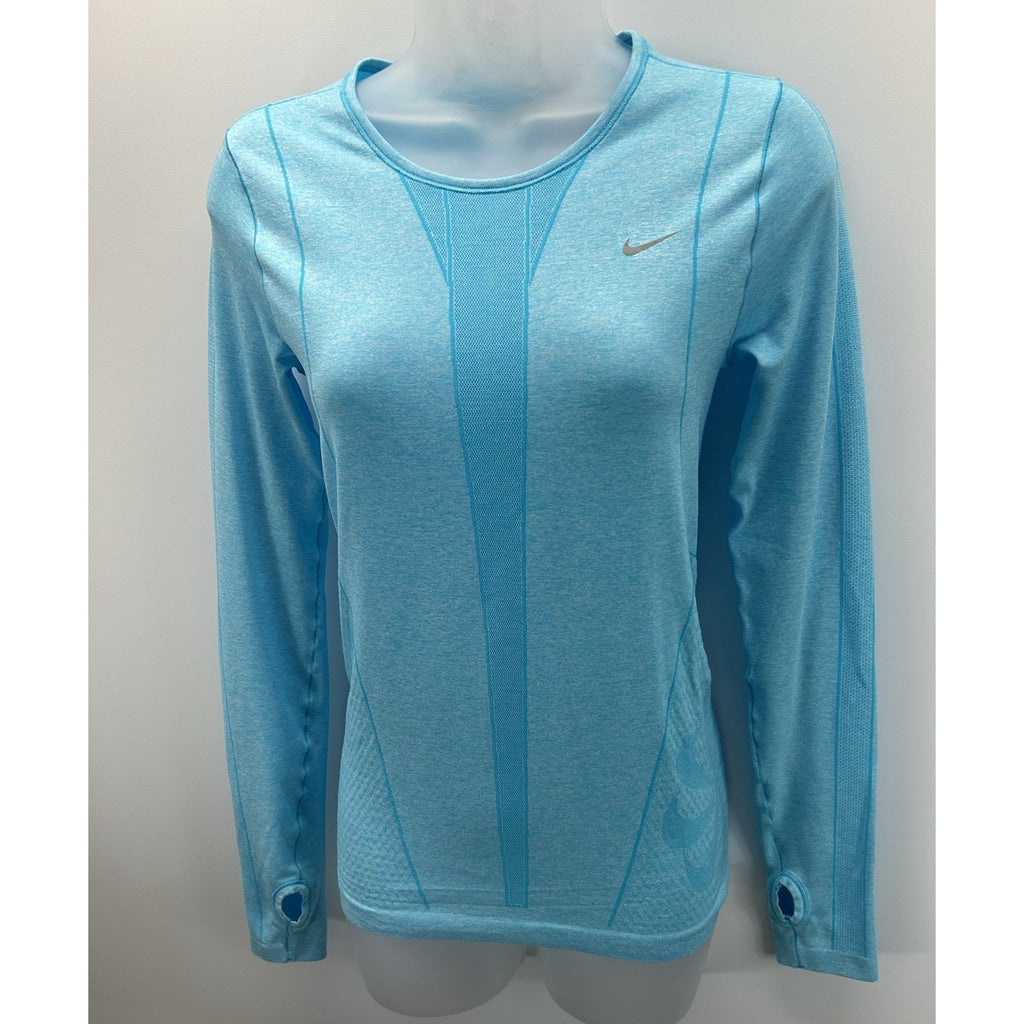 Nike Dri-Fit Long Sleeve Shirt Womens Size X Small Running Shirt.