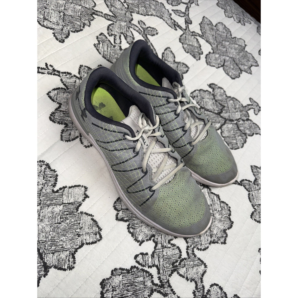 Under Armour Men’s Green Thrill 3 Athletic Running Shoes Size 11 2017