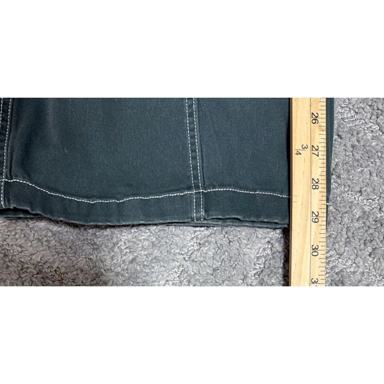 Rachel Paige Cargo Tan Sz M High Rise Elastic Waistband Wide Leg Casual Pants