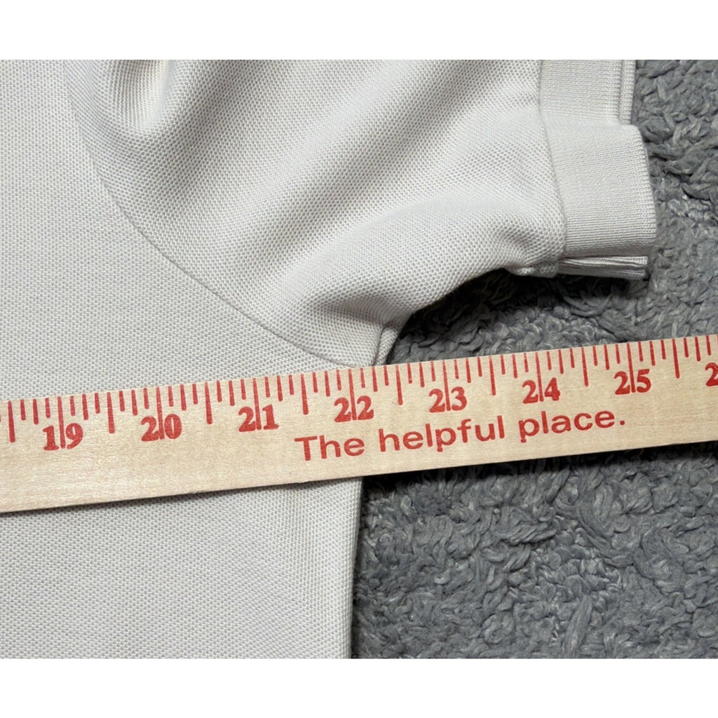Nordstrom Mens Polo Shirt Medium Beige Tan Pima Cotton Short Sleeve Quiet Luxury