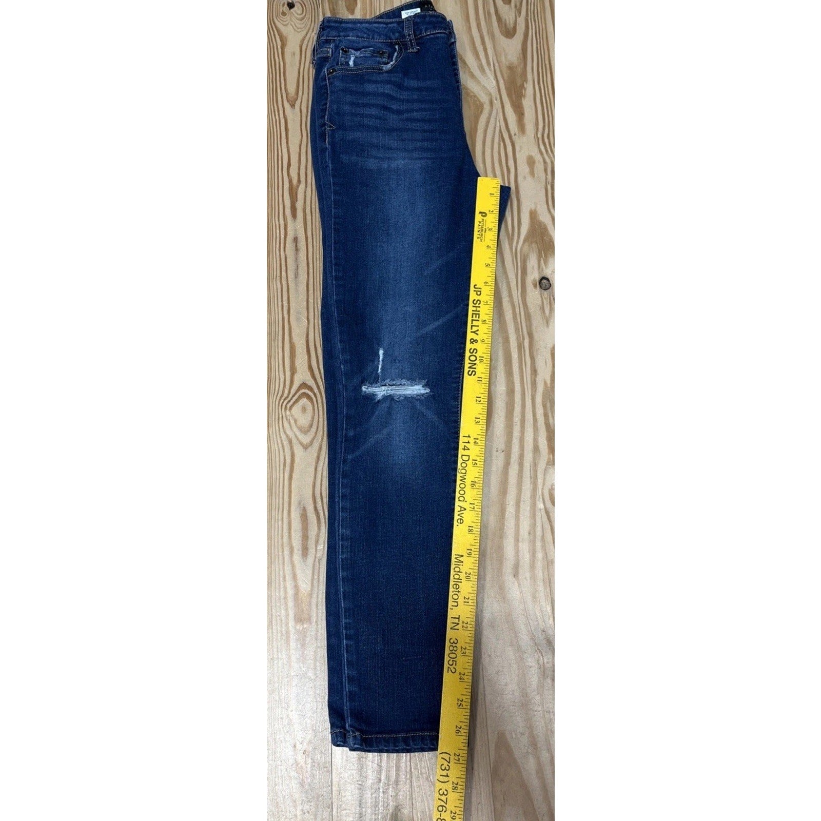 Aeropostale Women's Size 8 Distressed High Waisted Ankle Jegging Jeans Stretch