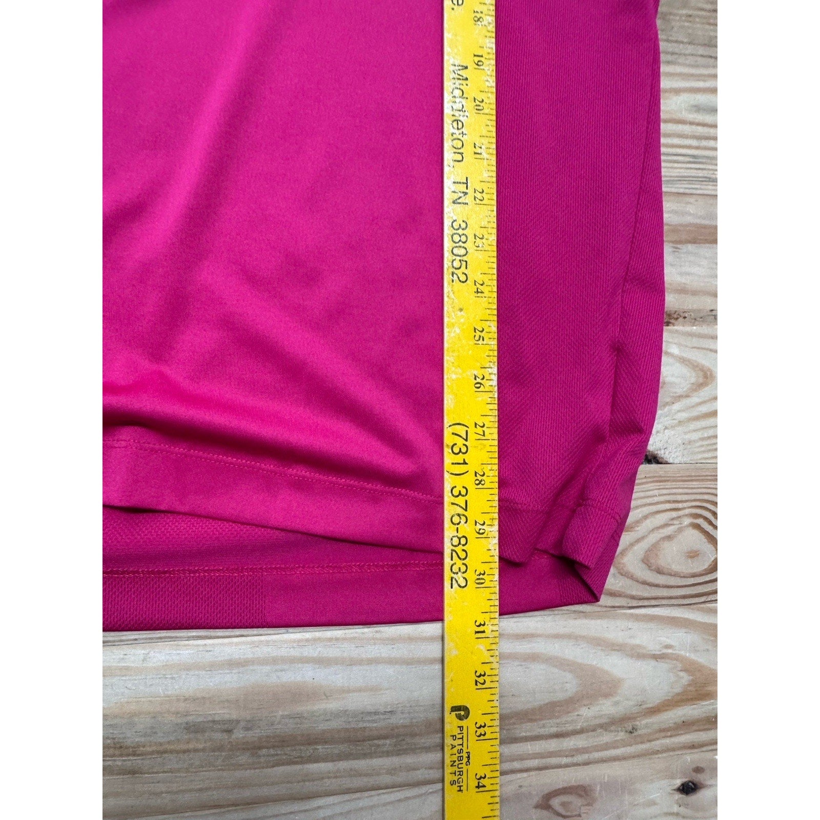 Nike Polo Mens Golf Tour Performance Active Sports Short Sleeve Pink Men’s 2XL