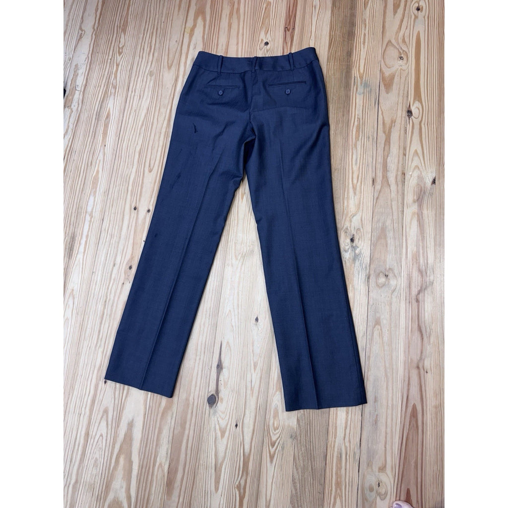 Ann Taylor LOFT Marisa Slacks Mid Rise Trouser Pants Women's 4 Gray Career Line