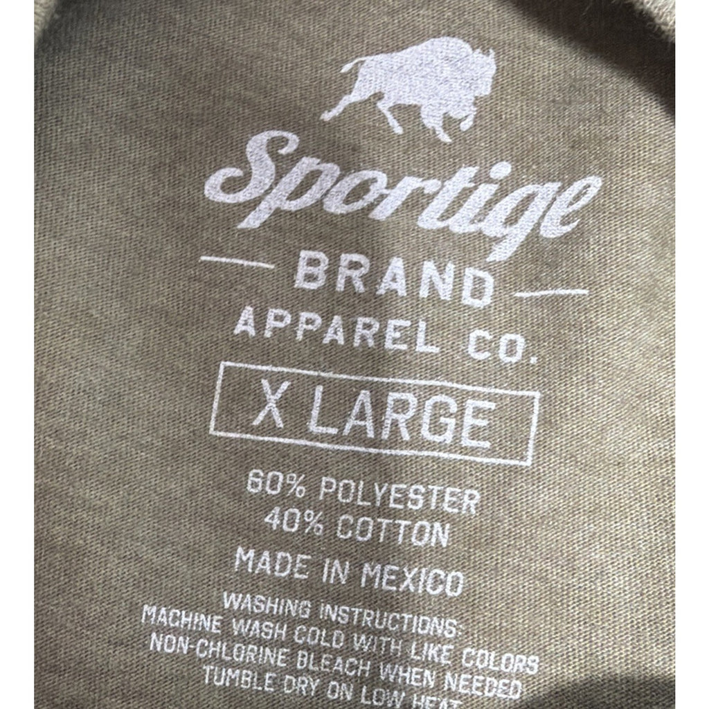 NHL Nashville Predators Army Green Military Camo Men's XL Sportige Brand Shirt