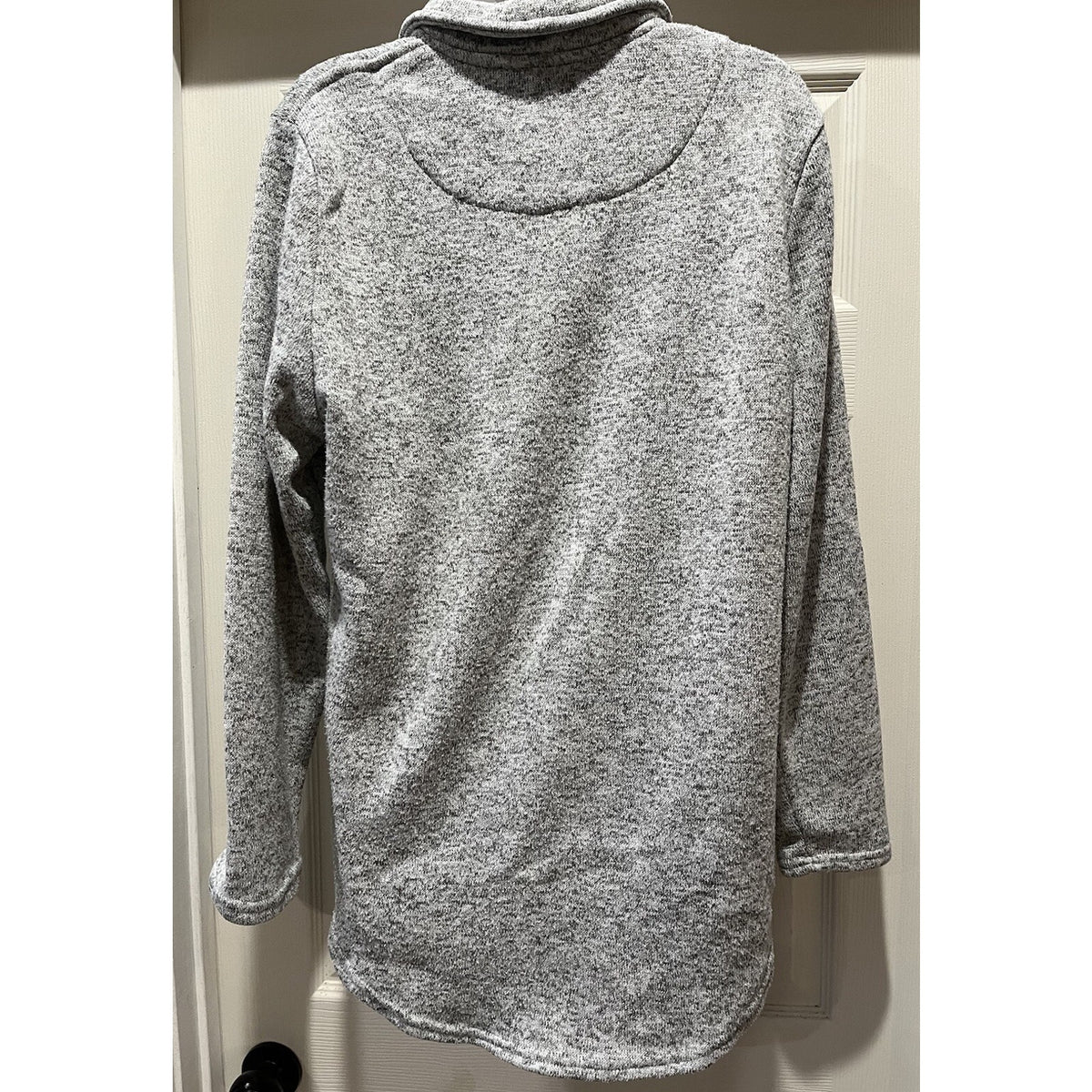 Simply Southern Sweater Women's XL Gray Pullover Long Sleeve Mock Neck Knit