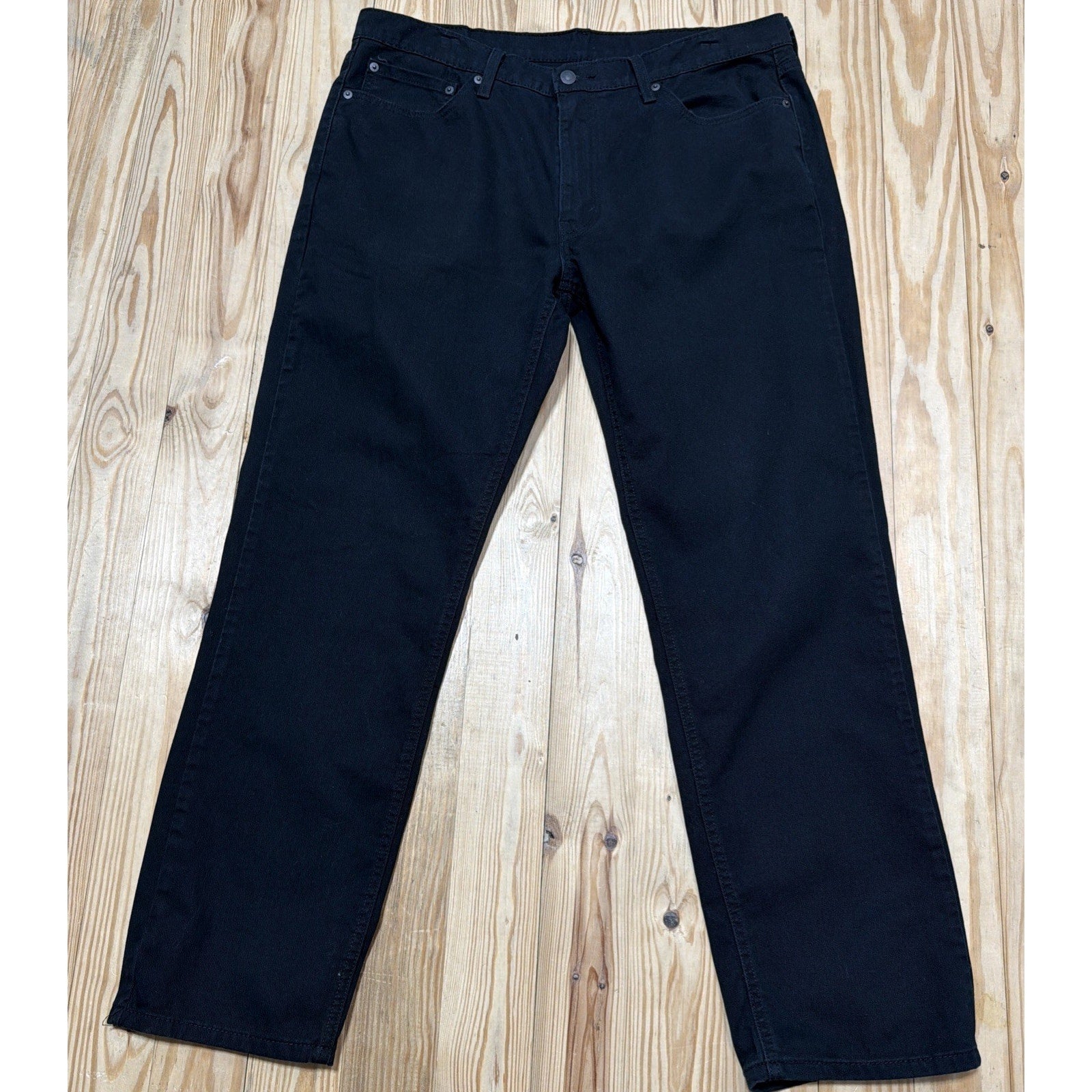 Levi's 541 Athletic Taper Fit Jeans Mens Size 36x32 Black Denim Measure 36x30