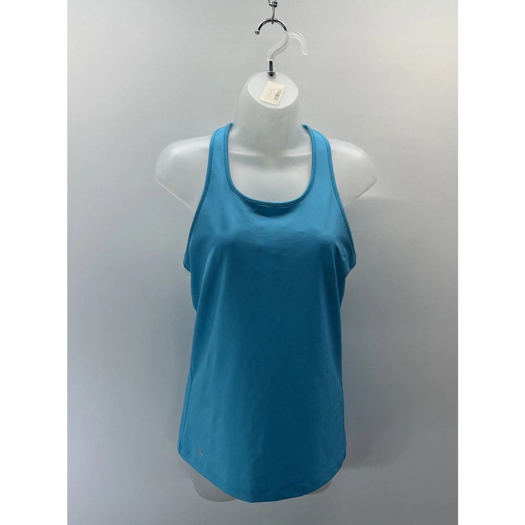 Lauren Ralph Lauren Performance Tank Top Womens M Blue Racerback Mesh