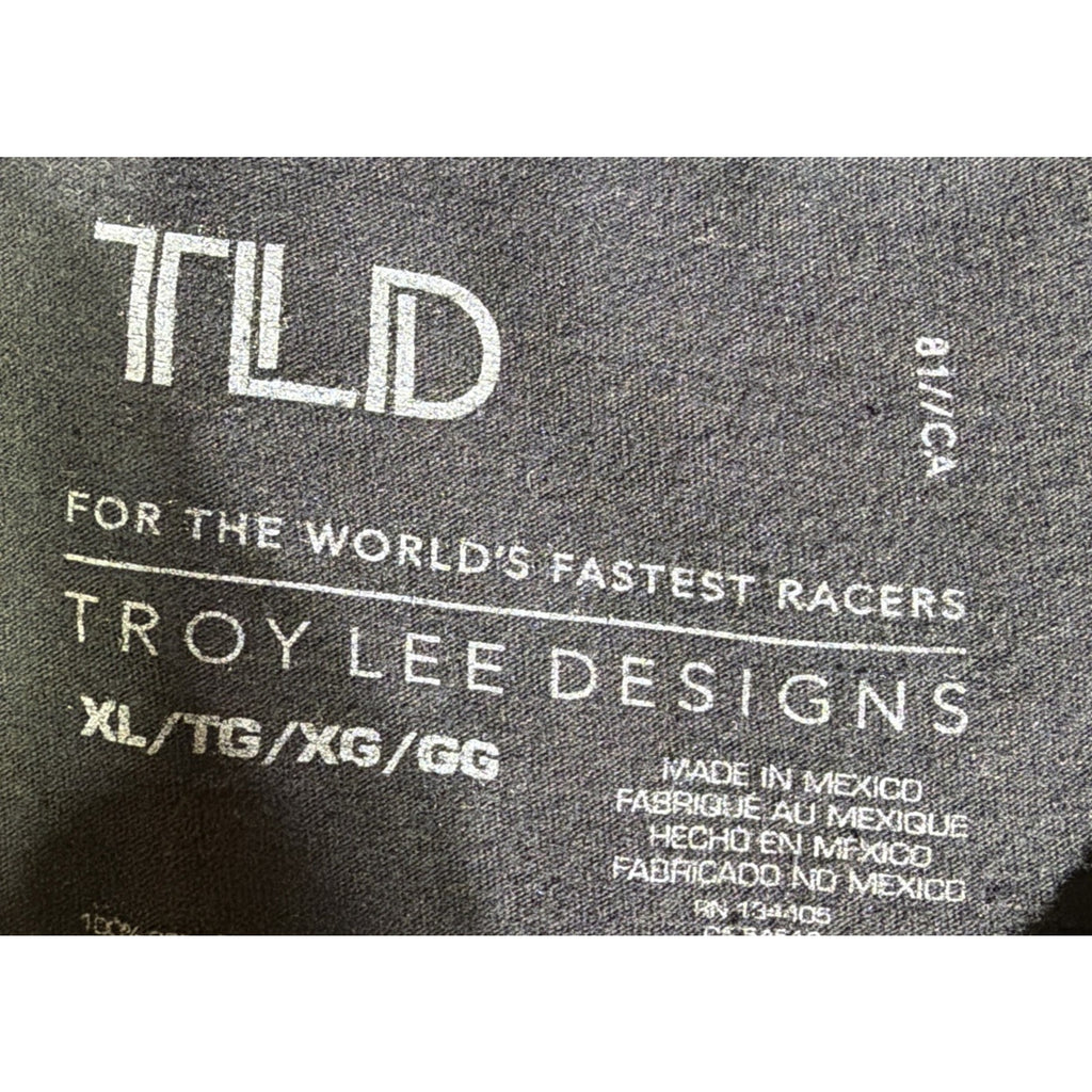 Troy Lee Designs Peace Out T-Shirt Adult Black Size XL