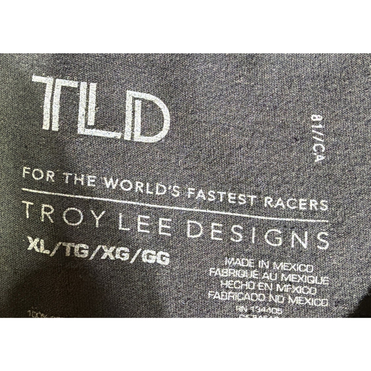 Troy Lee Designs Peace Out T-Shirt Adult Black Size XL