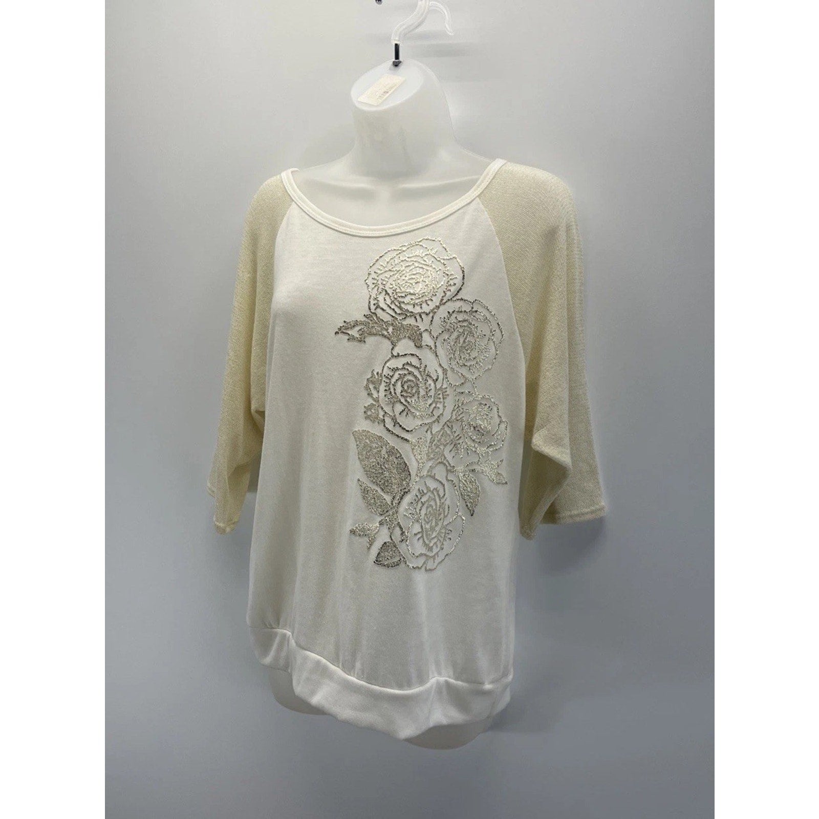 Live To Be Spoiled Shirt 3/4 Sleeve Top Womens Size XL