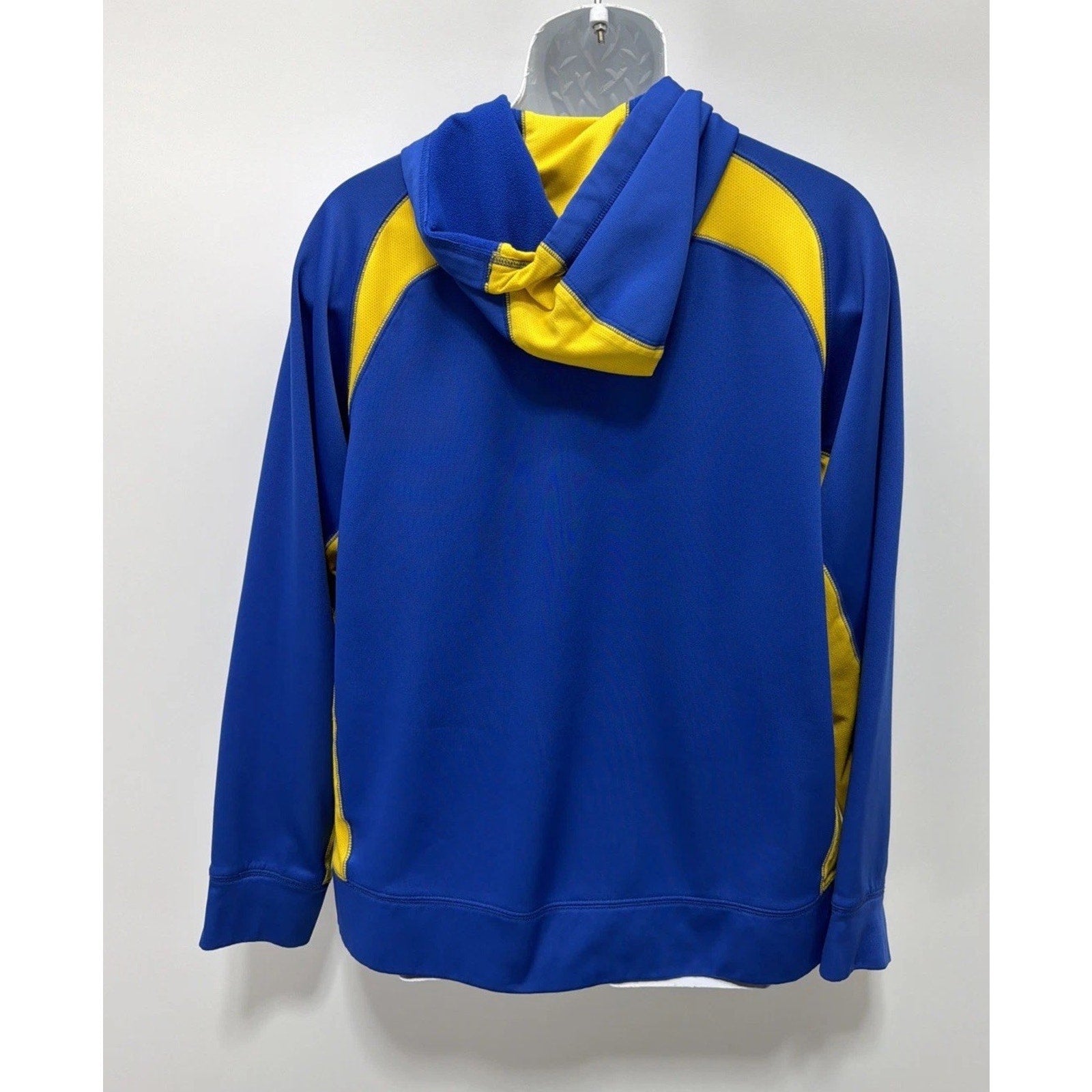 Y2K Nike Therma-Fit Blue Activewear Pullover sweetheart Hooded LOGO Men L -Flaw