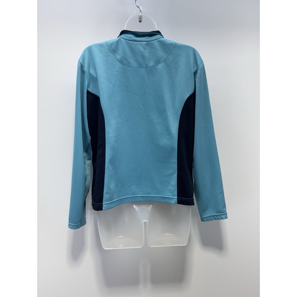 Nike Golf 1/4 Zip Long Sleeve Blue Black Pullover Kids Size Large 12/14