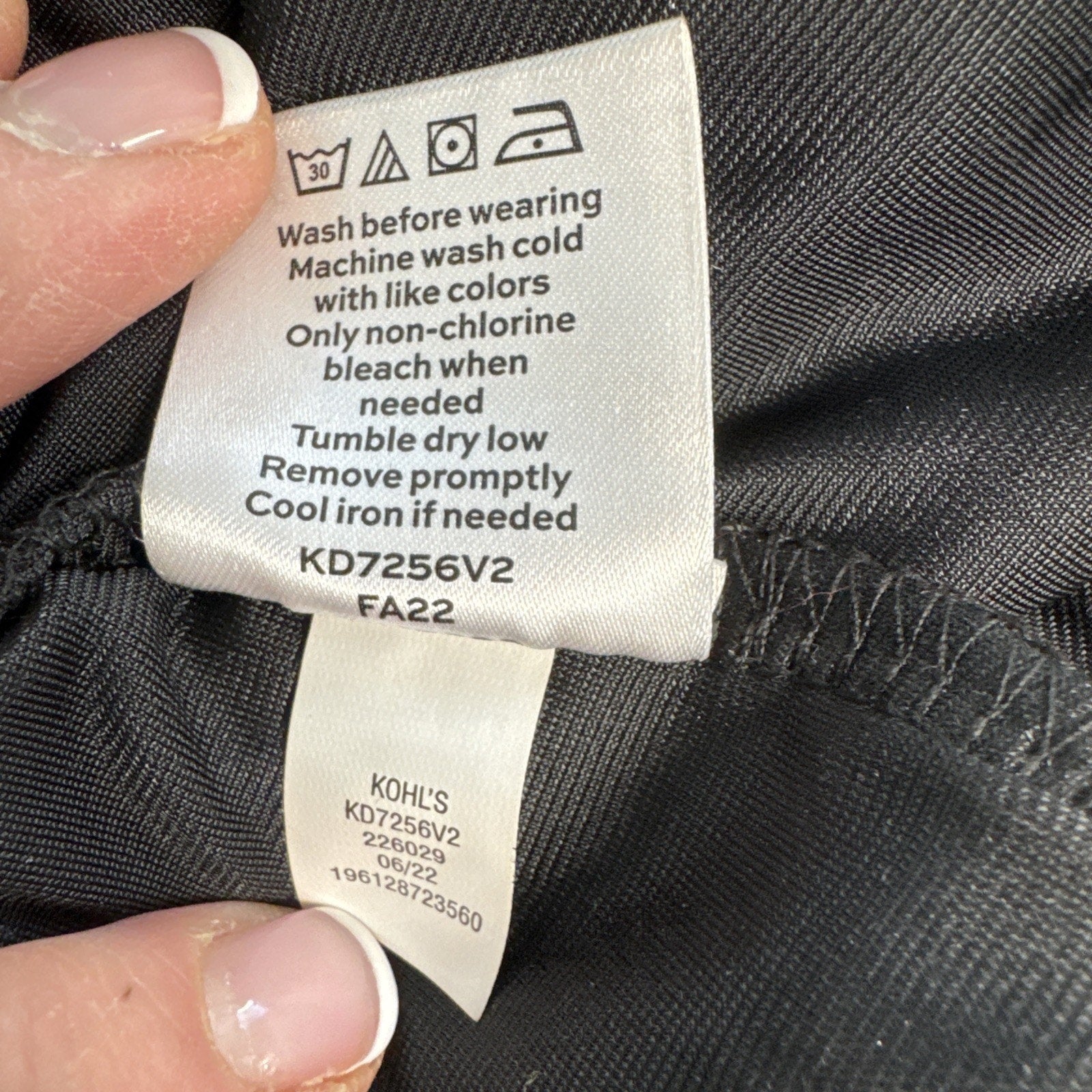 Draper James Dress Women’s M Black Velvet Smocked Skater Babydoll Holiday Party