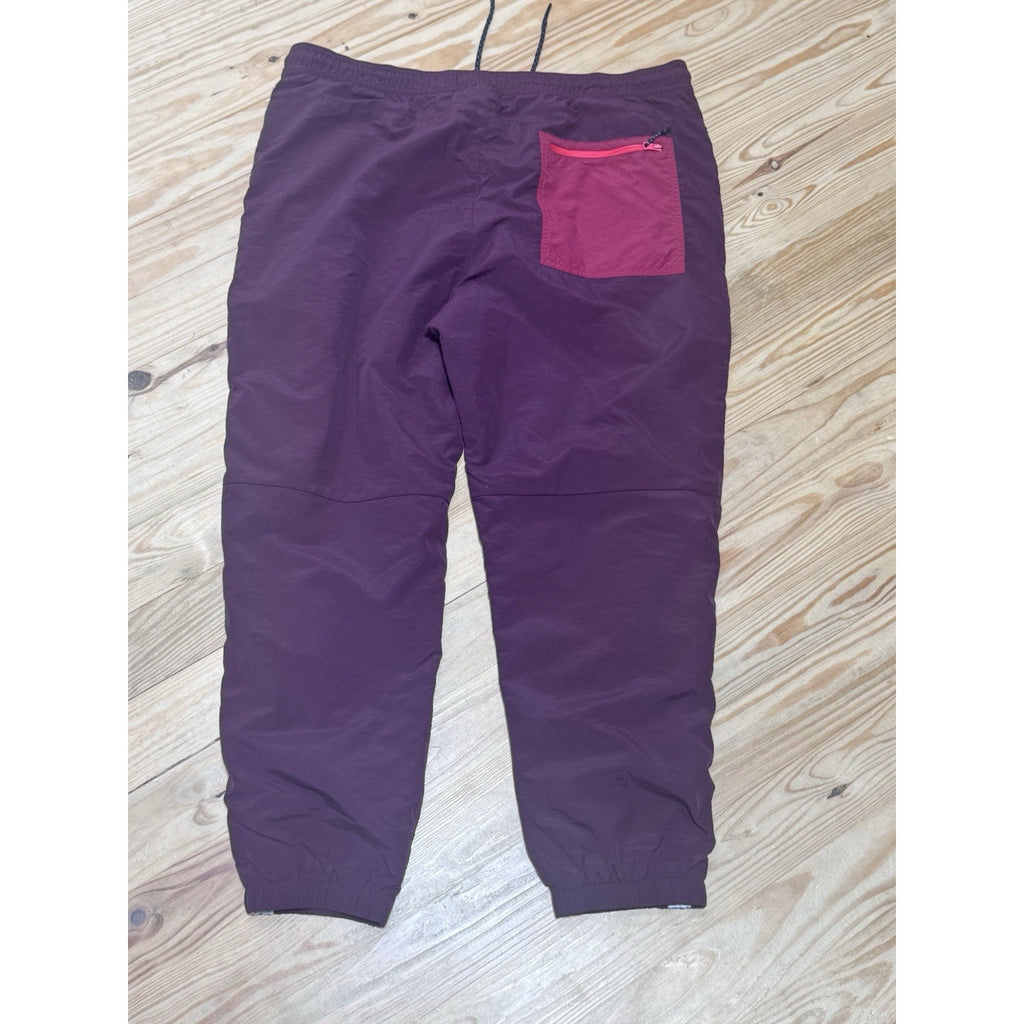 American Eagle Wind Pants Maroon Chino Casual Work Active Wear Ladies Women’s XL