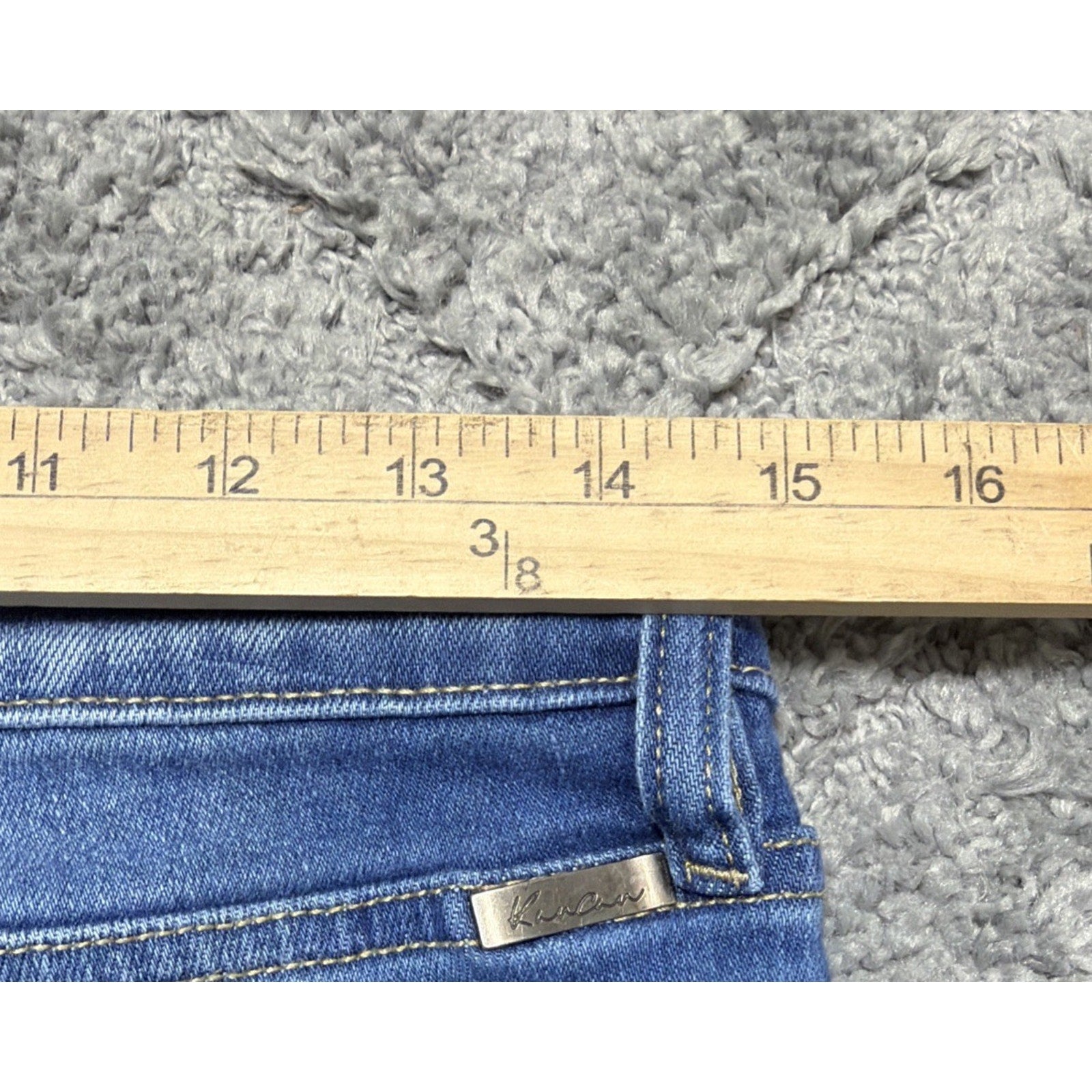 KanCan Jeans Women's 29 Skinny Ankle Medium Wash Blue Stretch Denim Mid Rise