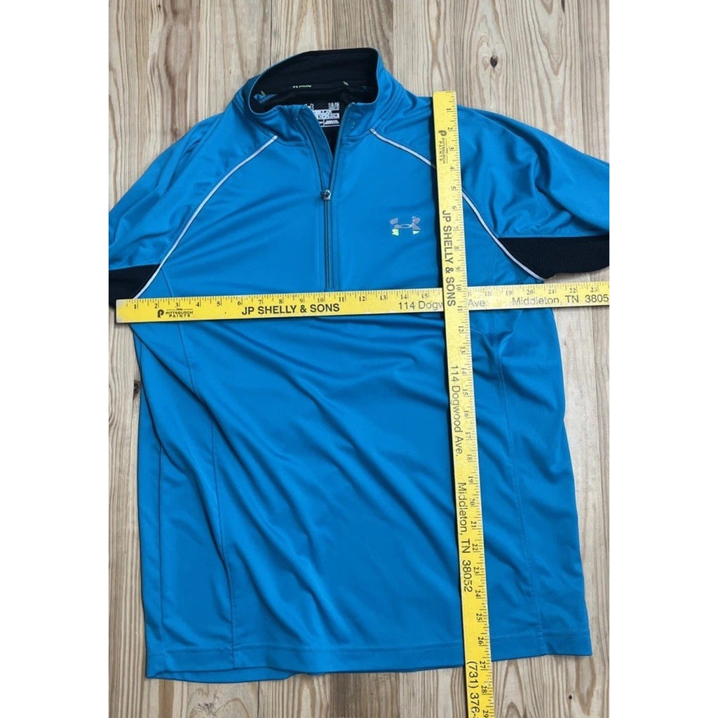 Under Armour pull over Mens Large blue Regular all season gear RUN lightweight