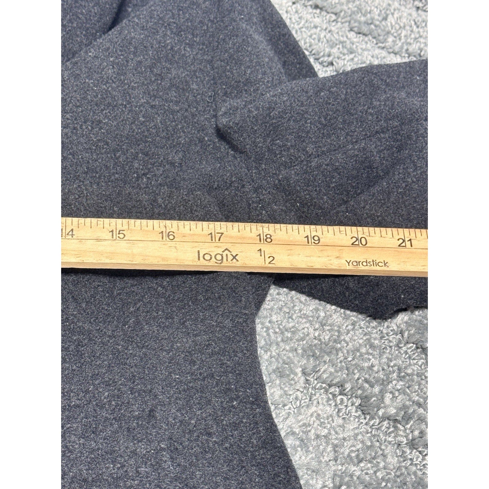 Chadwick’s Women’s Wool Blend Overcoat Charcoal Dark Gray Size 8 New